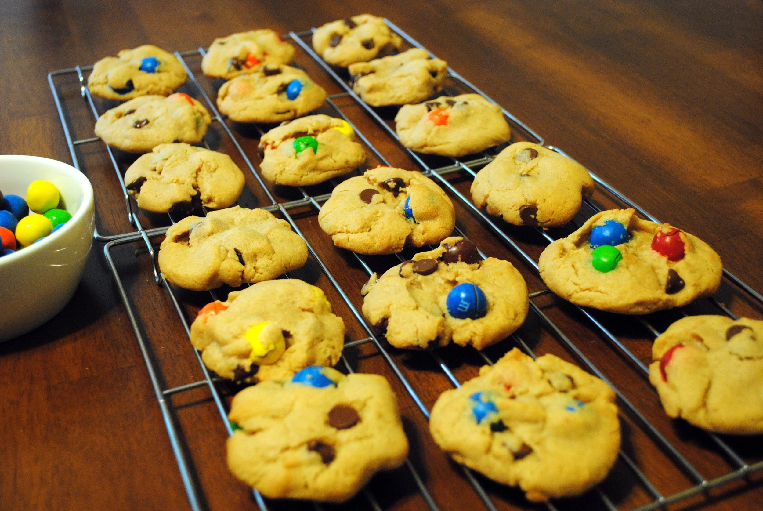 Peanut Butter Pretzel M &amp; M Cookies