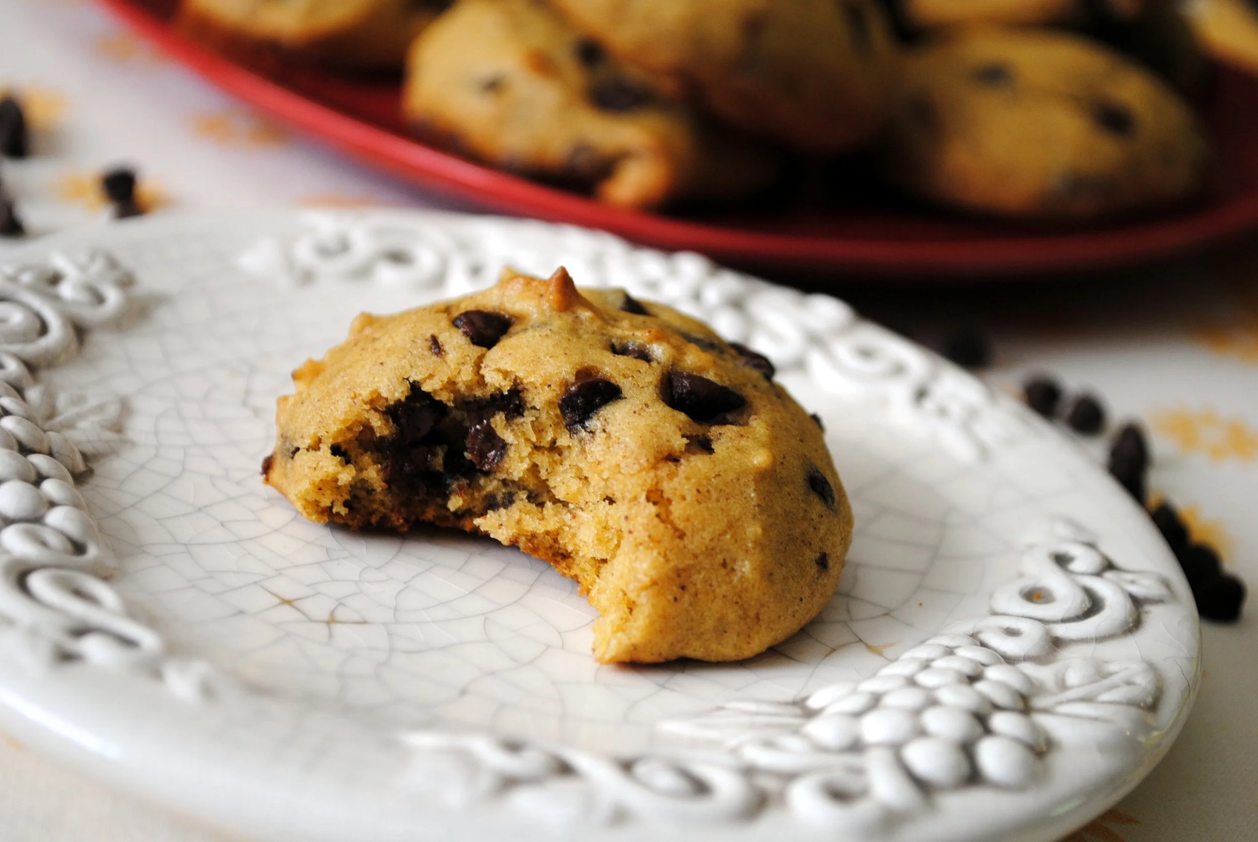 Pumpkin Chocolate Chip Cookies