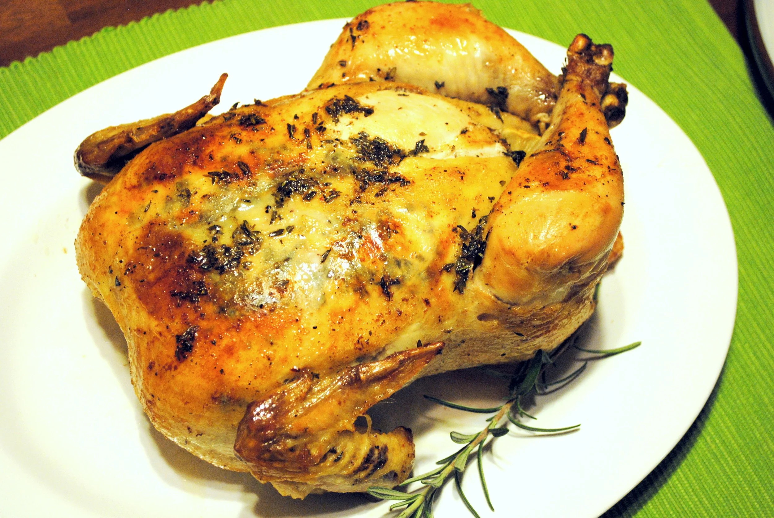 Garlic and Herb Roasted Chicken