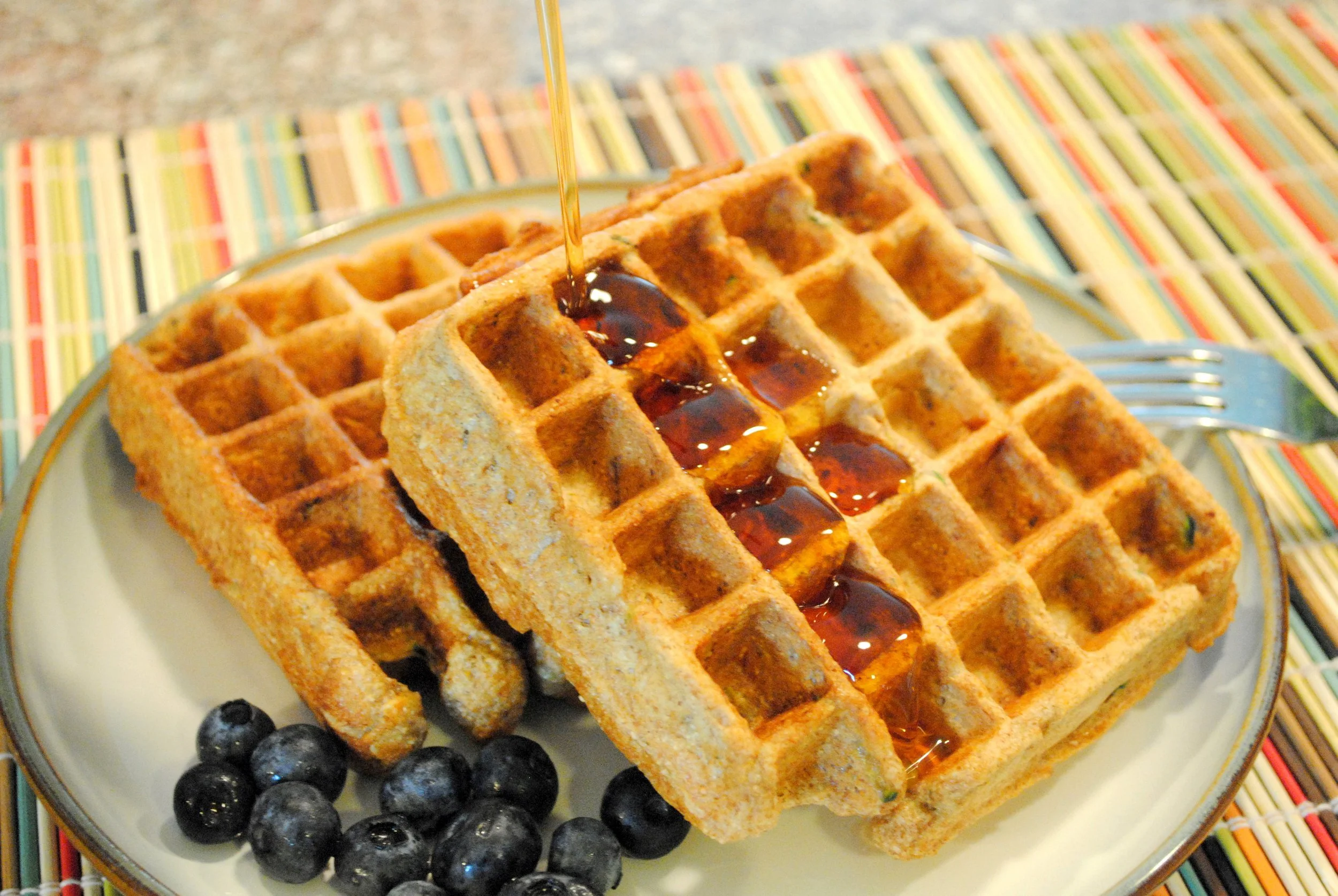 What's in Season: Zucchini Waffles