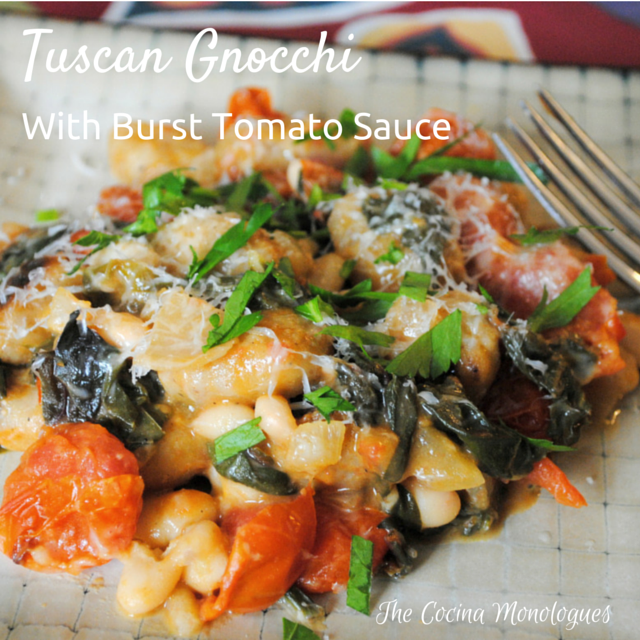 Tuscan Gnocchi with Burst Tomato Sauce