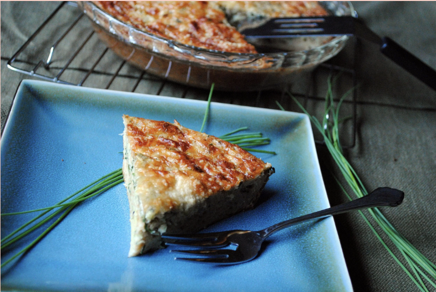 Crustless Zucchini Pie