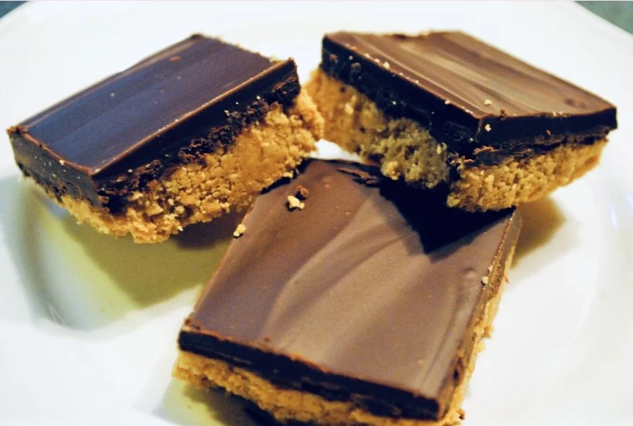 No Bake Peanut Butter Squares