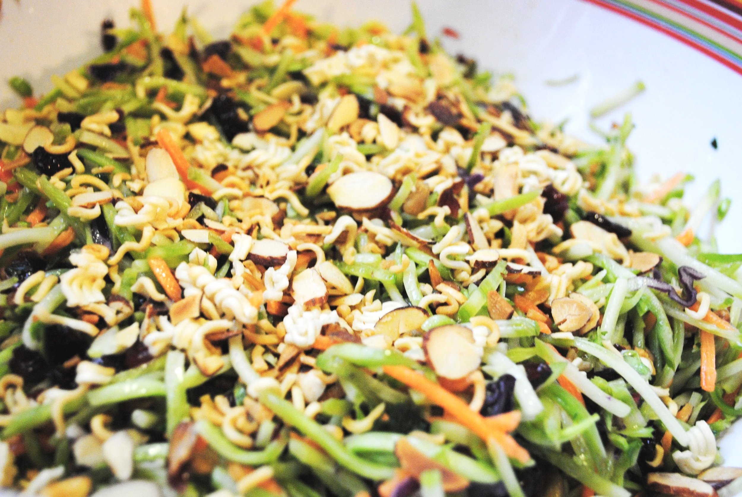 Broccoli Slaw: Great for Potlucks or Cookouts!