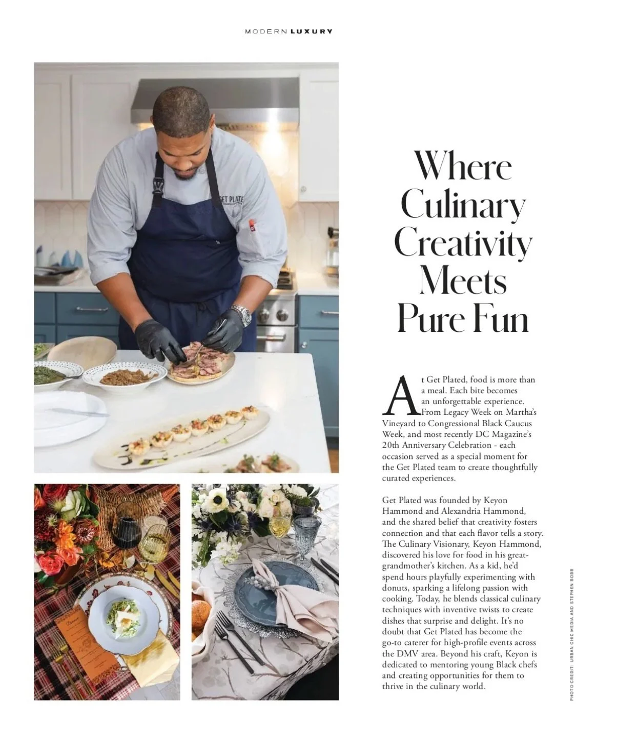 Proud to be featured in the newest Modern Luxury Magazine, celebrating our team, @getplateddc story, and my passion for weddings + events.

#EventDesign #LuxuryEvents #EventProfs #EventInspiration #CateringEvents #CreativeCatering #WeddingDesign #Wed
