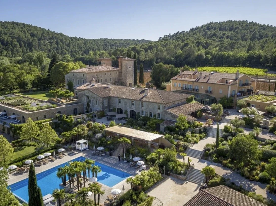 Château de Berne 
Location: Between Provence and French Riviera, 1 hour 15 minutes from Nice Airport 
Capacity: 130 guests
Accommodation: 68 guests
Budget:€19,000+ for wedding package,
€95,500+ for full domaine privatization
