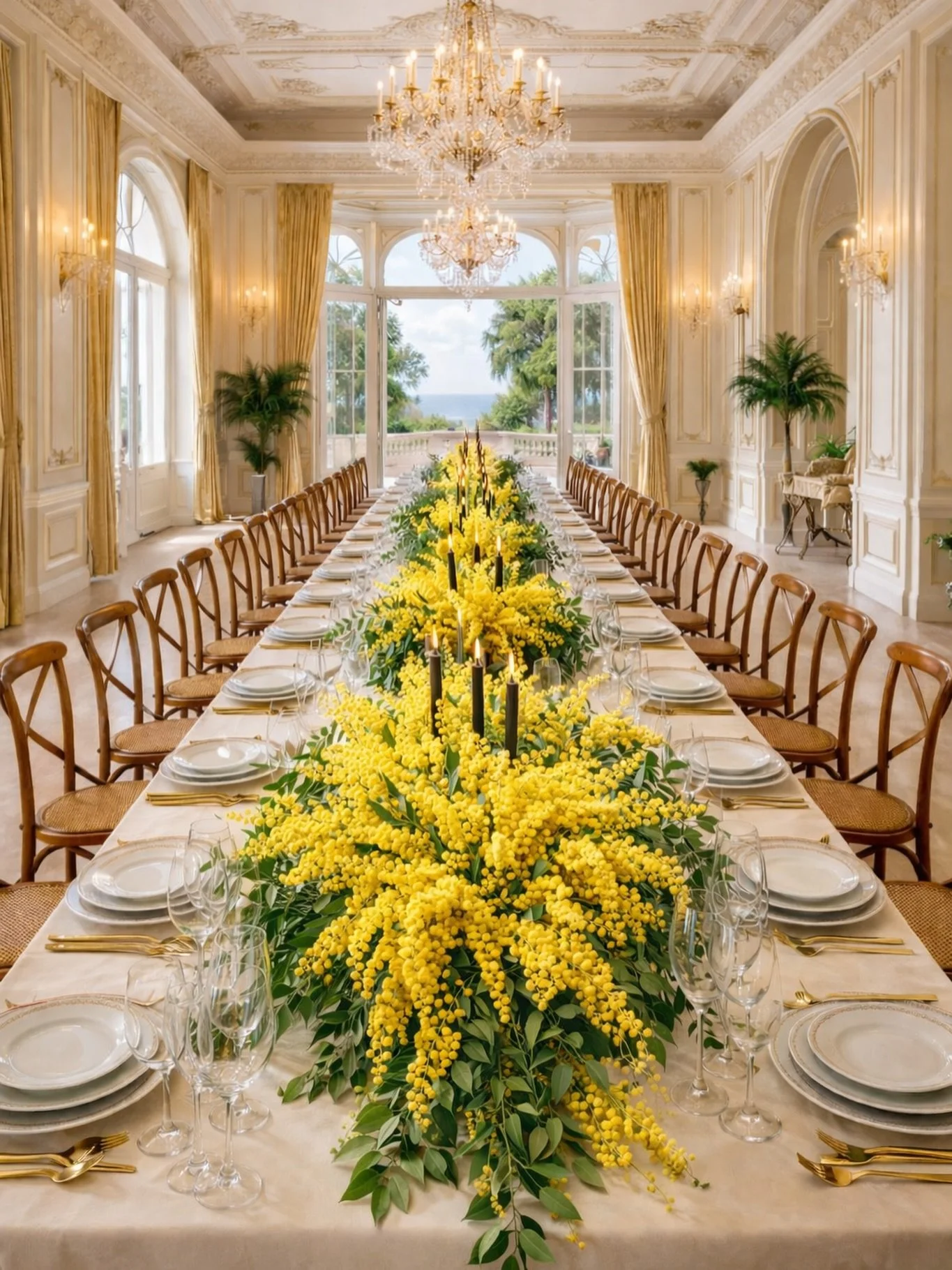 Let us be part of your special event&hellip;

Mimosa trees arrive like a quiet celebration at the edge of winter. Their branches lift toward the Riviera sky, carrying thousands of tiny suns. Each cluster glows in a yellow that feels warm even before 