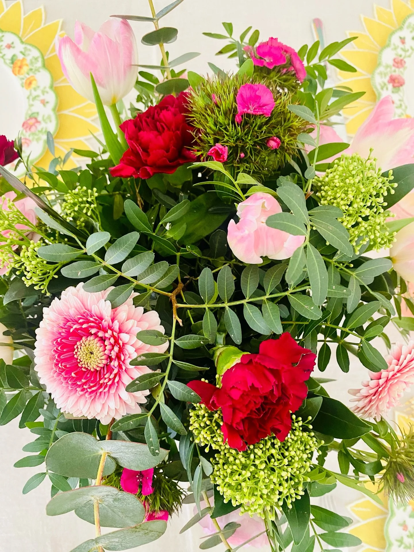 Colorful bouquet of flowers 🦋