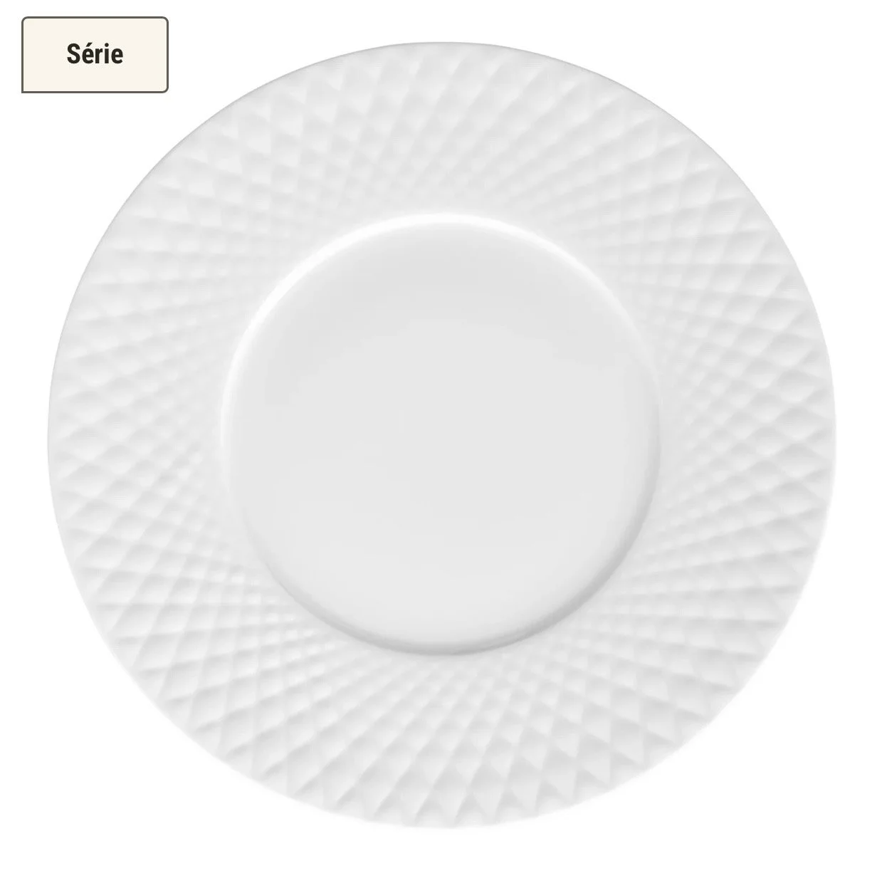 Vintage Imperial white plate - 27 cm - Ref: 2002
