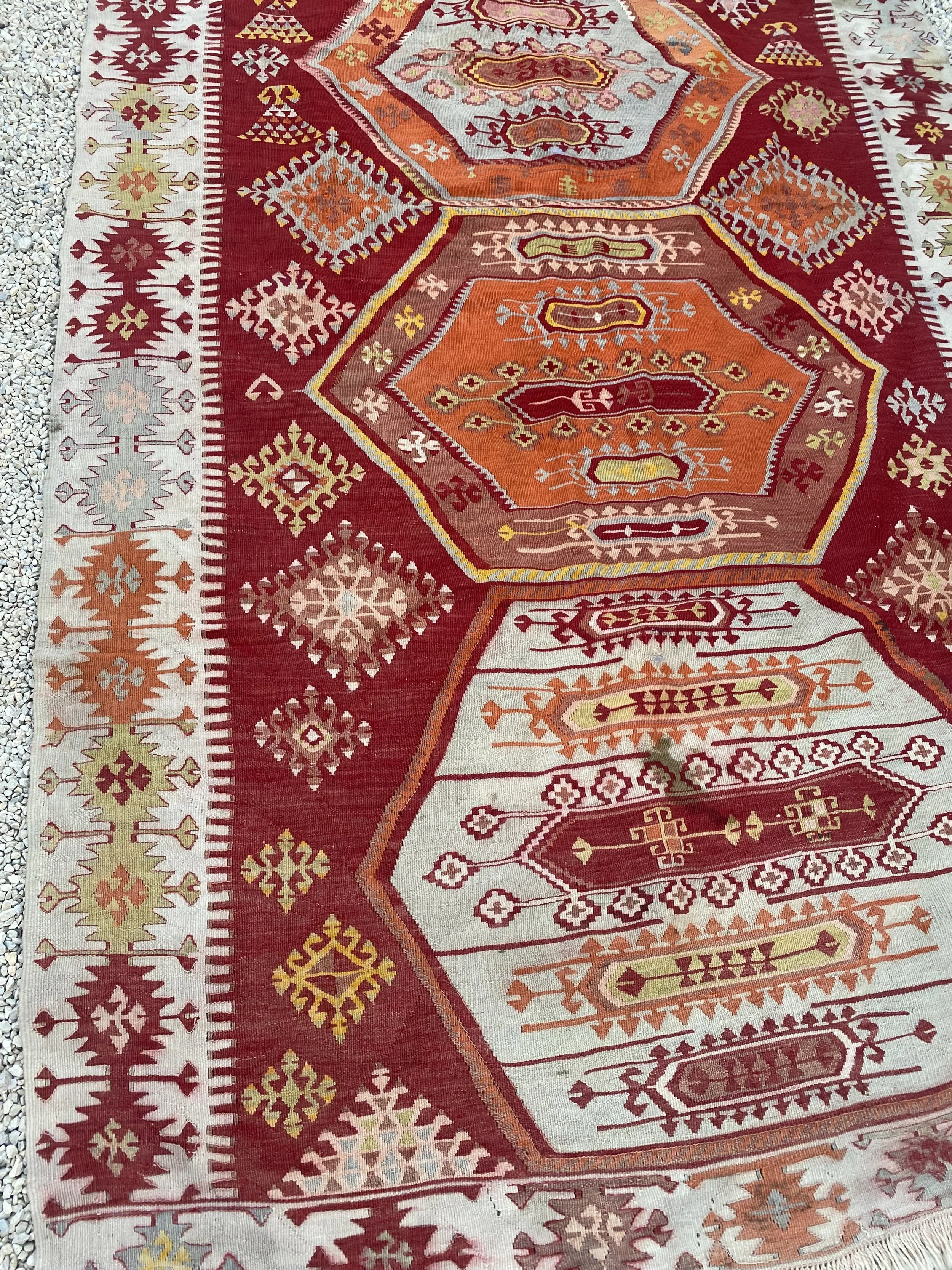 Vintage wedding kilim or wedding ceremony isle - Medium- 305 x 150 cm - Ref: 2033