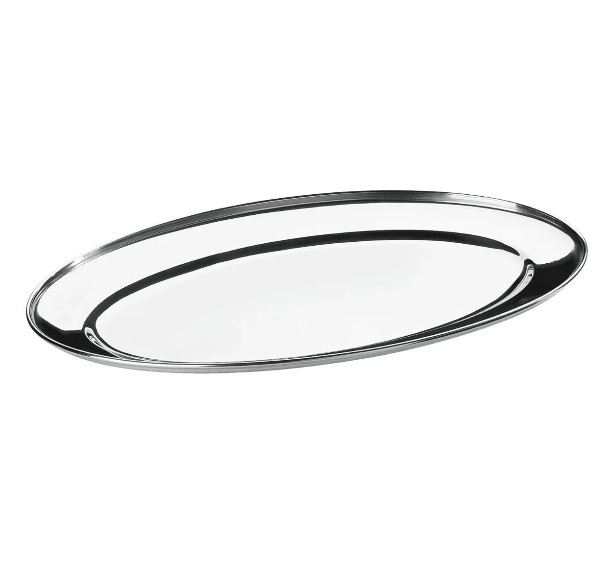 silver serving plate - 25,5 x 18,2 cm - Ref: 2008