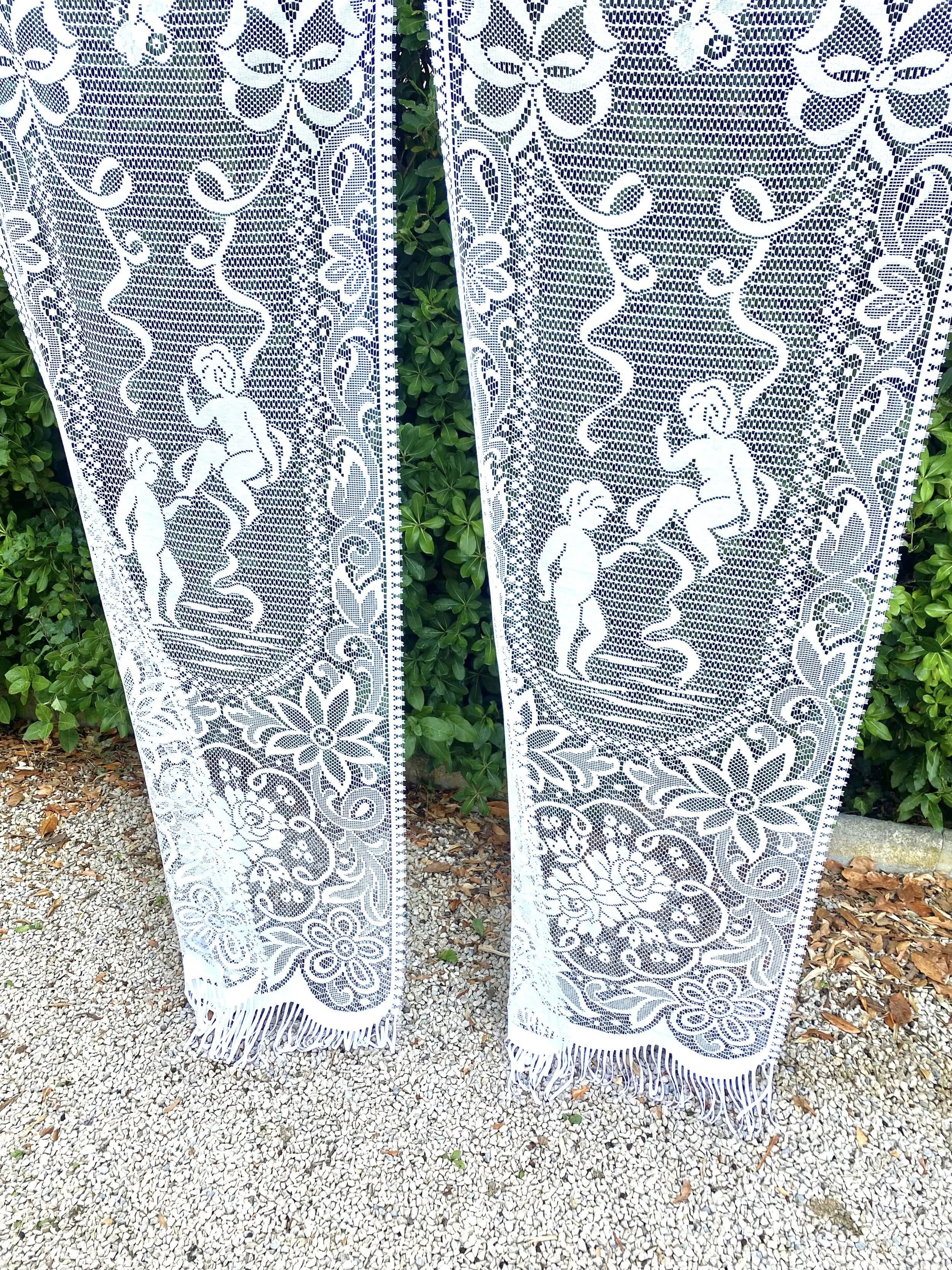 Vintage handmade wedding ceremony backdrop or entry curtain - Ref: 2041