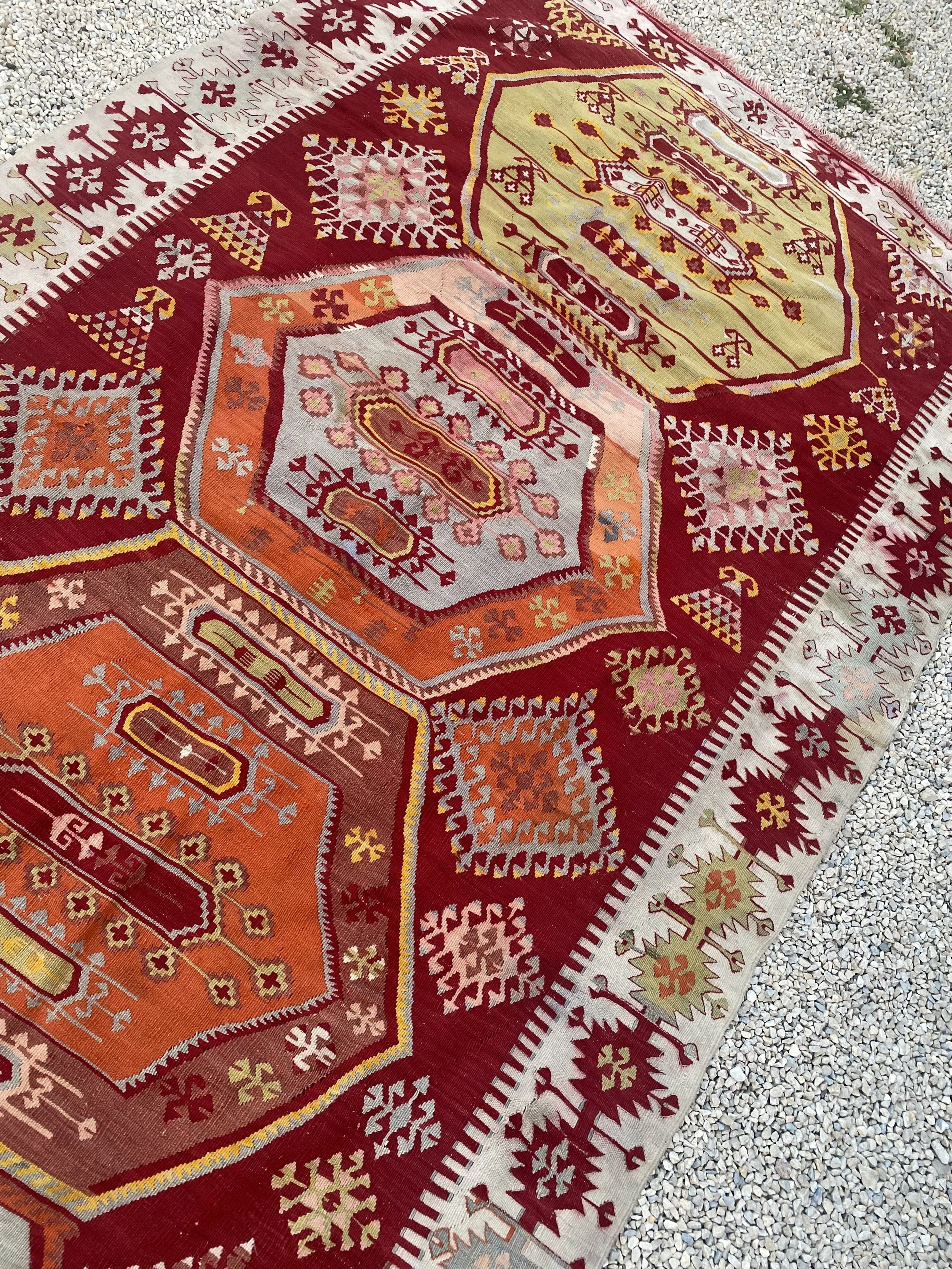 Vintage wedding kilim or wedding ceremony isle - Medium- 305 x 150 cm - Ref: 2033