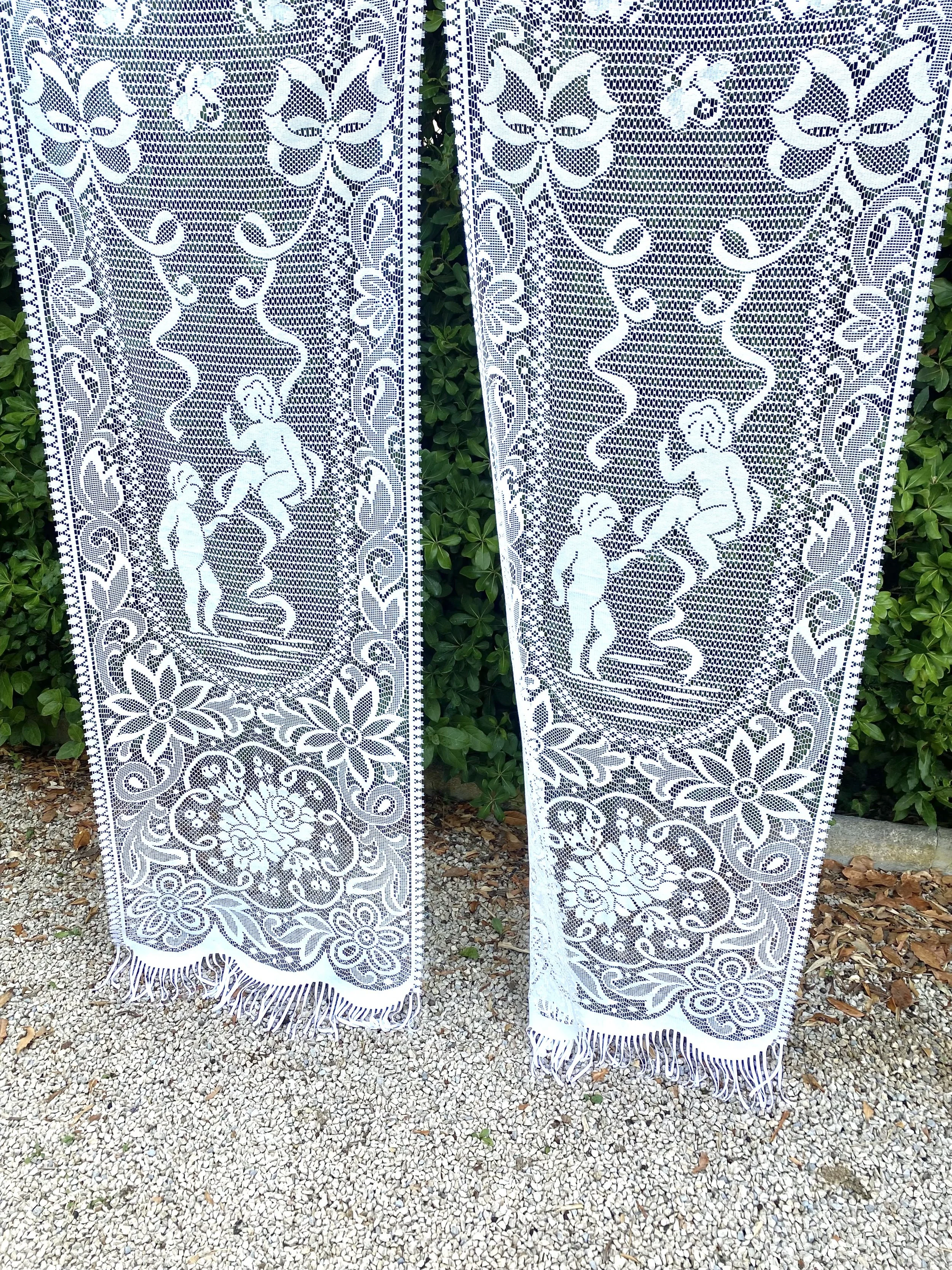 Vintage handmade wedding ceremony backdrop or entry curtain - Ref: 2041