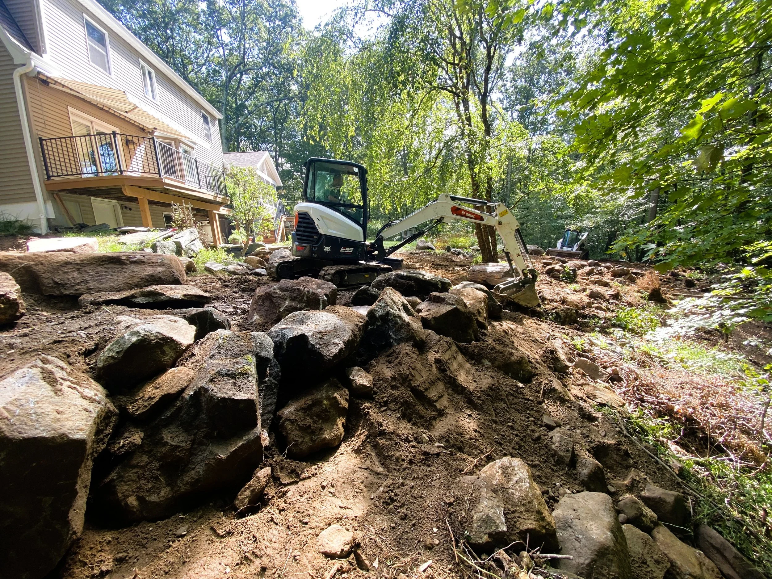 Hardscape Features + Custom Stonework