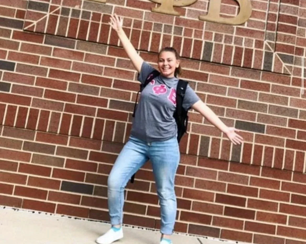 Designed and launched my first post as campus manager for University Tees, introducing myself to the campus community.