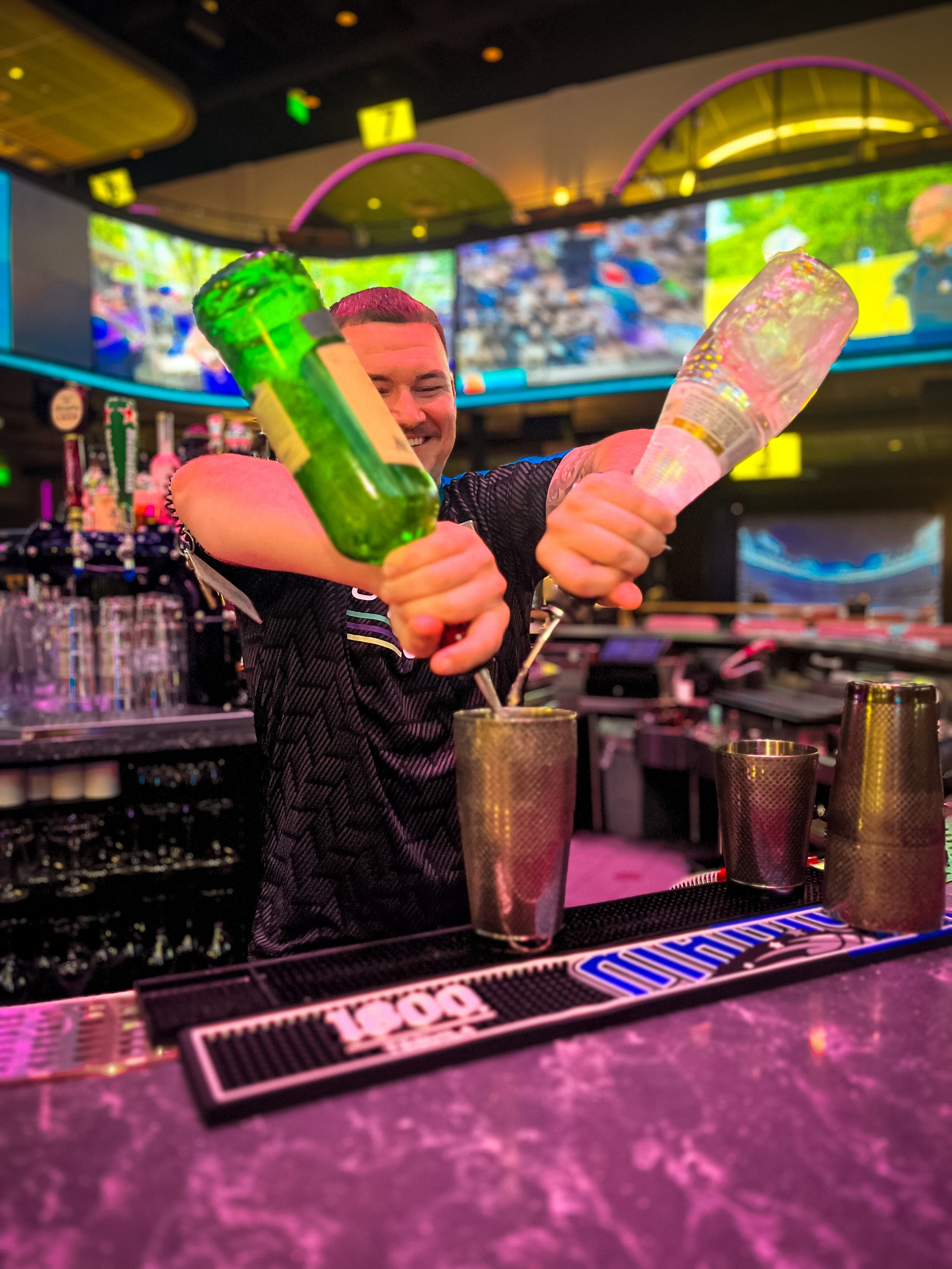 When the bar becomes a show