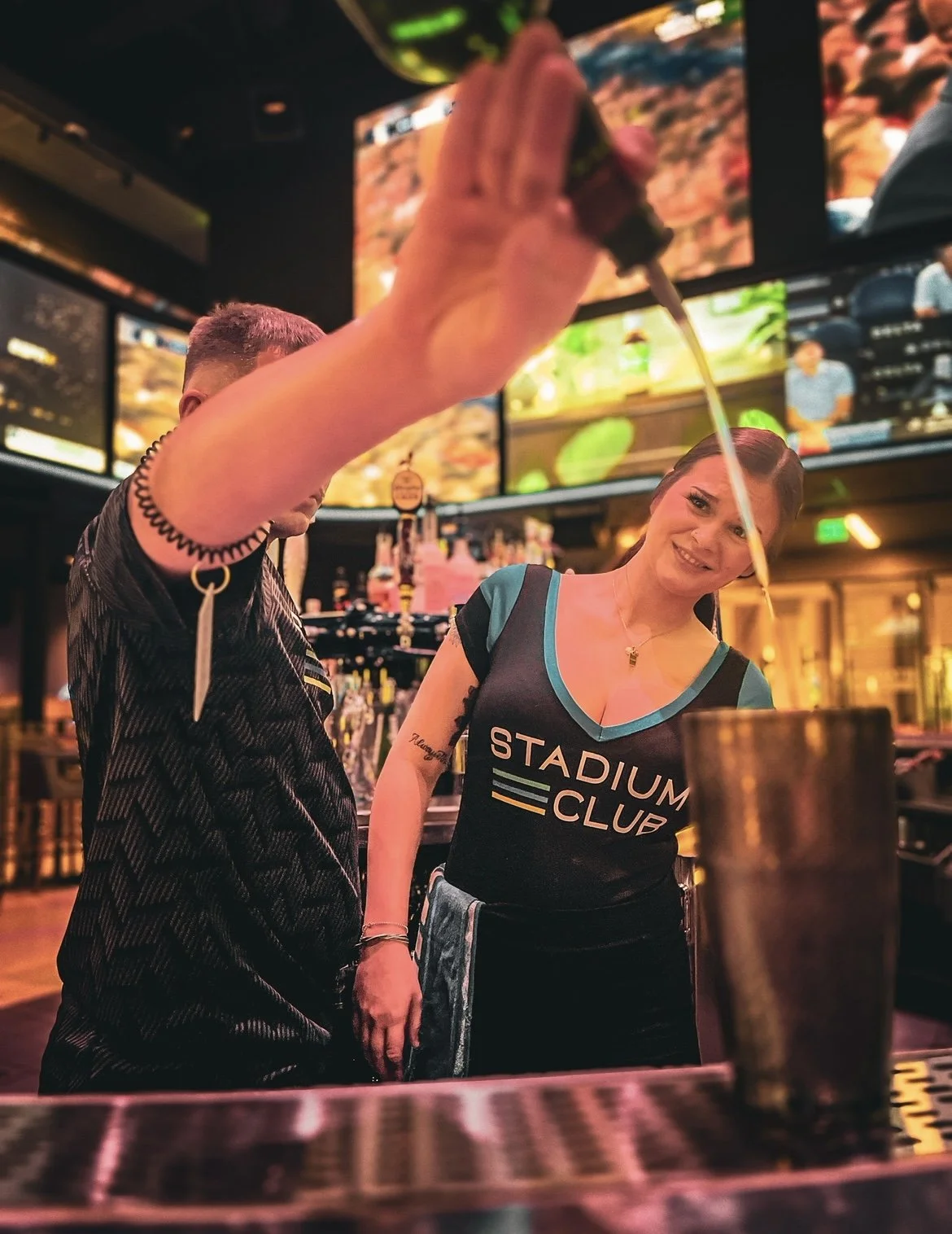 Personality behind the bar