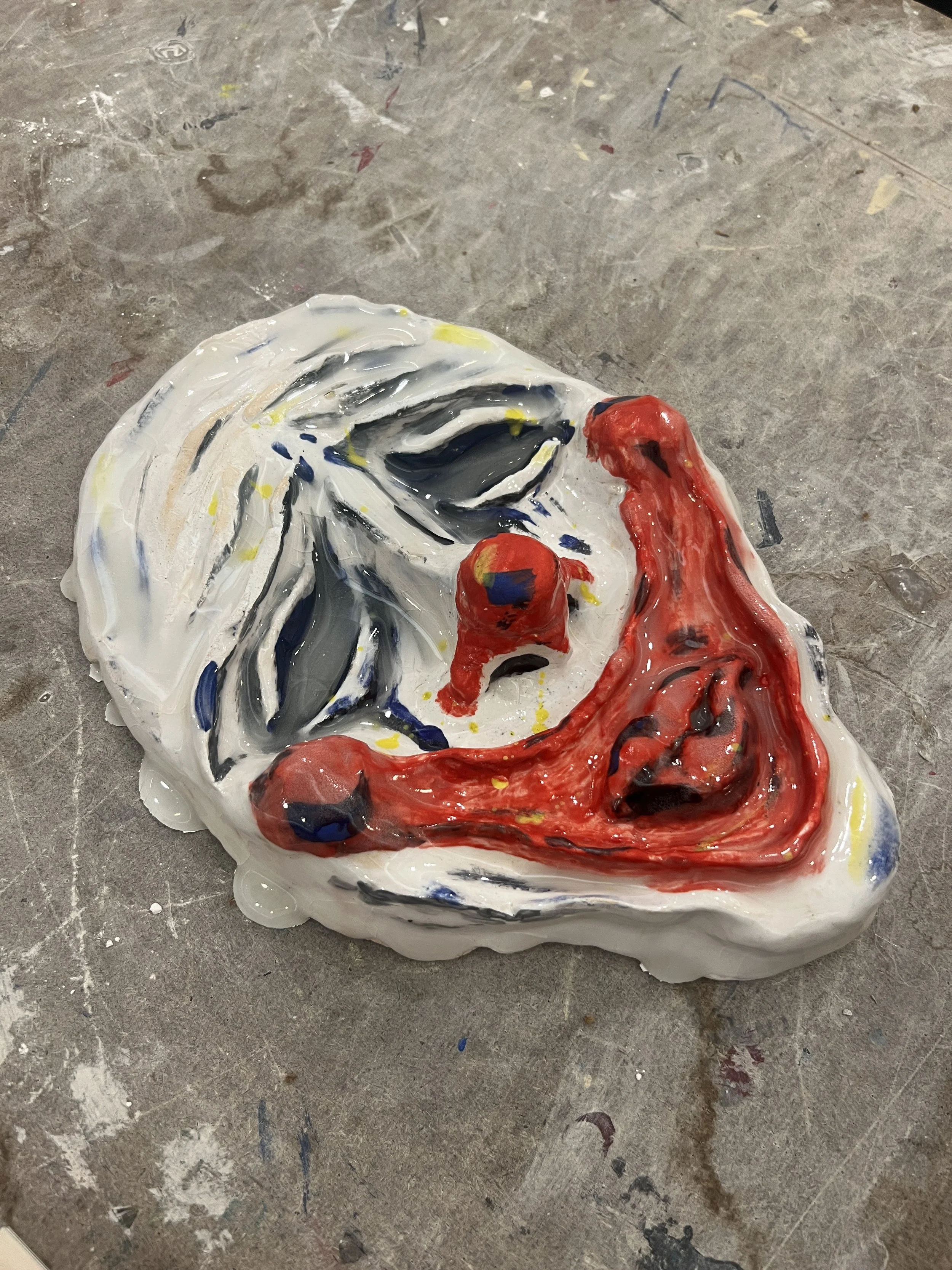 Ceramic Clown Mask