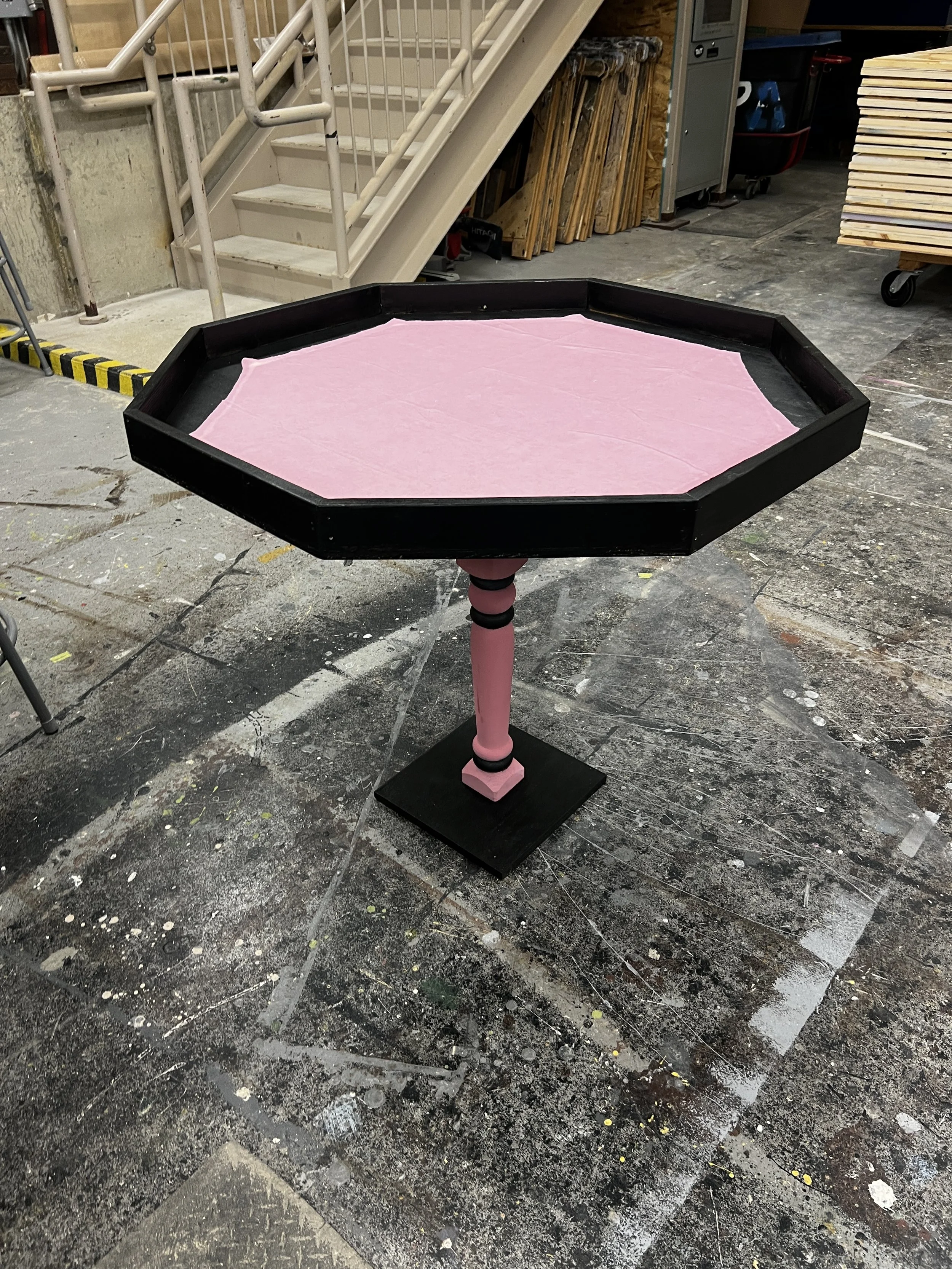 Pink and Black Poker Table (2025)