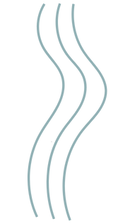 Illustration of steam rising from hot water or a hot surface.