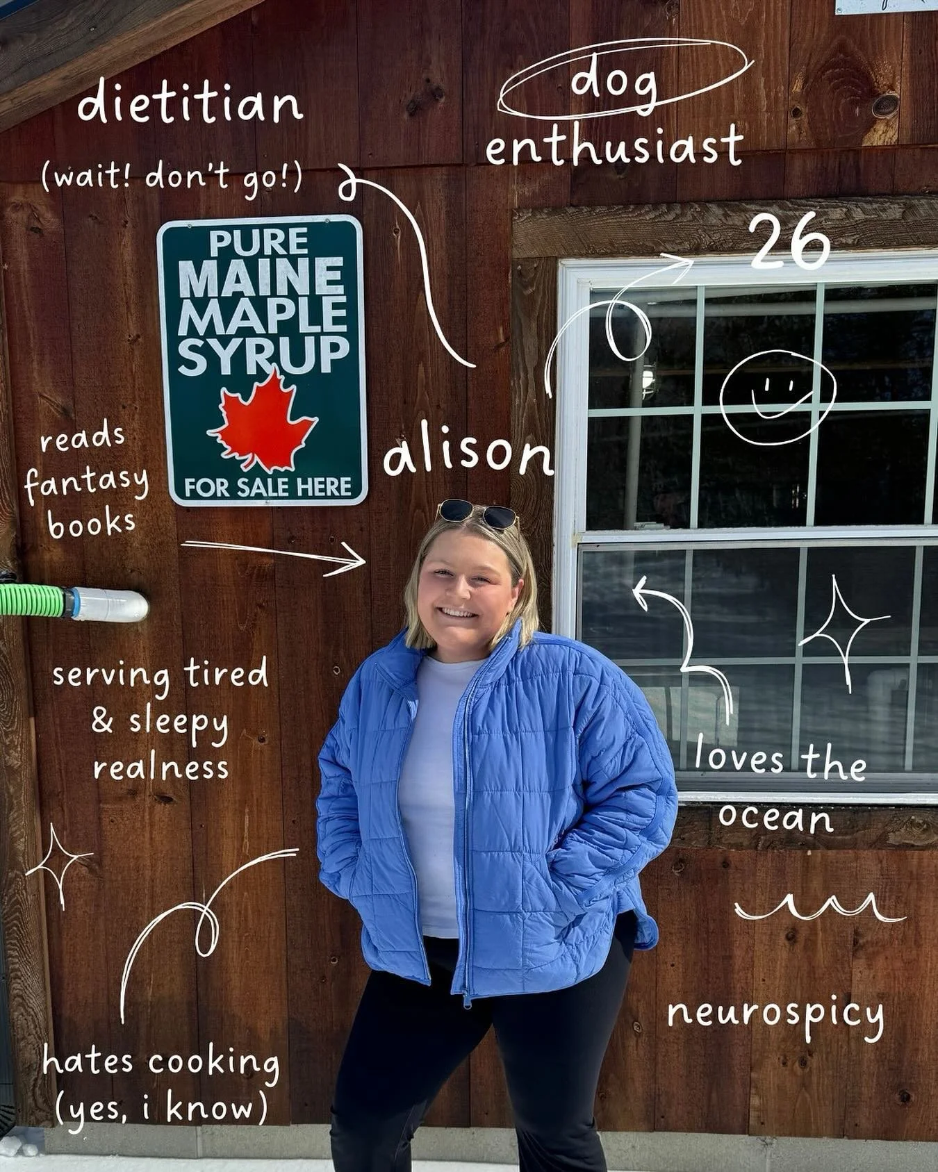 Let me reintroduce myself:
I&rsquo;m Alison, I started this account back in 2018? 2019? A lot has changed about me (both personally and professionally) since then. 

Since that time, I&hellip;
- became a dietitian (yay!)
- located myself, my values, 