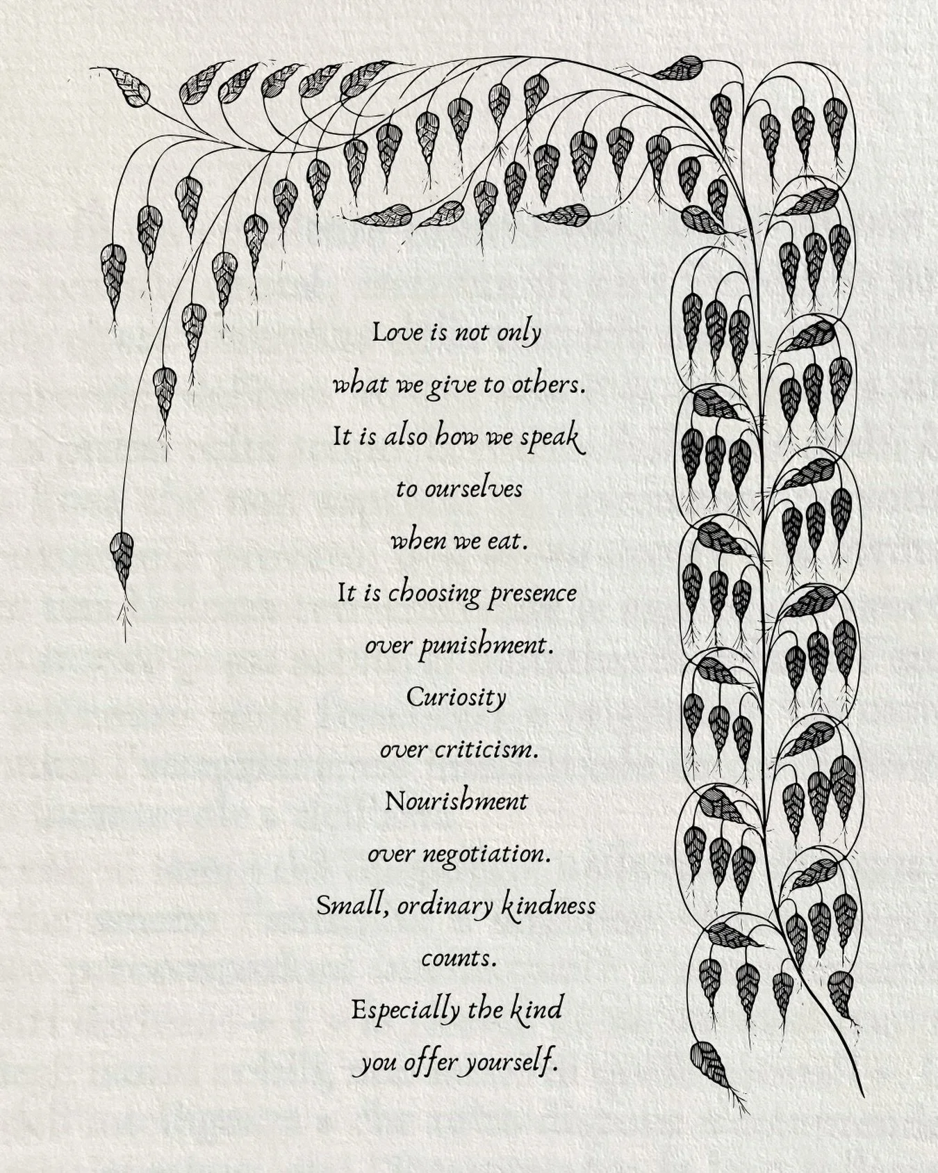 Love isn&rsquo;t just what we give to others. Small kindness counts, especially toward you. 🤍
