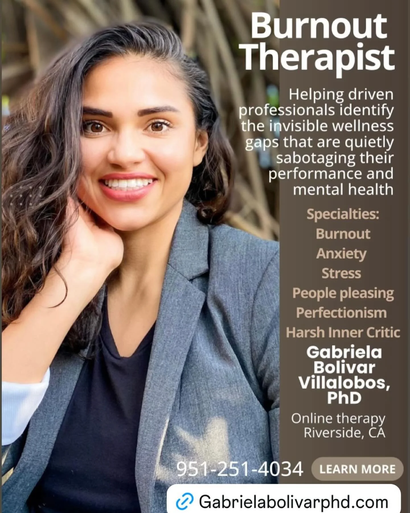 ✨About Dr. Gaby✨ Learn more at www.gabrielabolivarphd.com