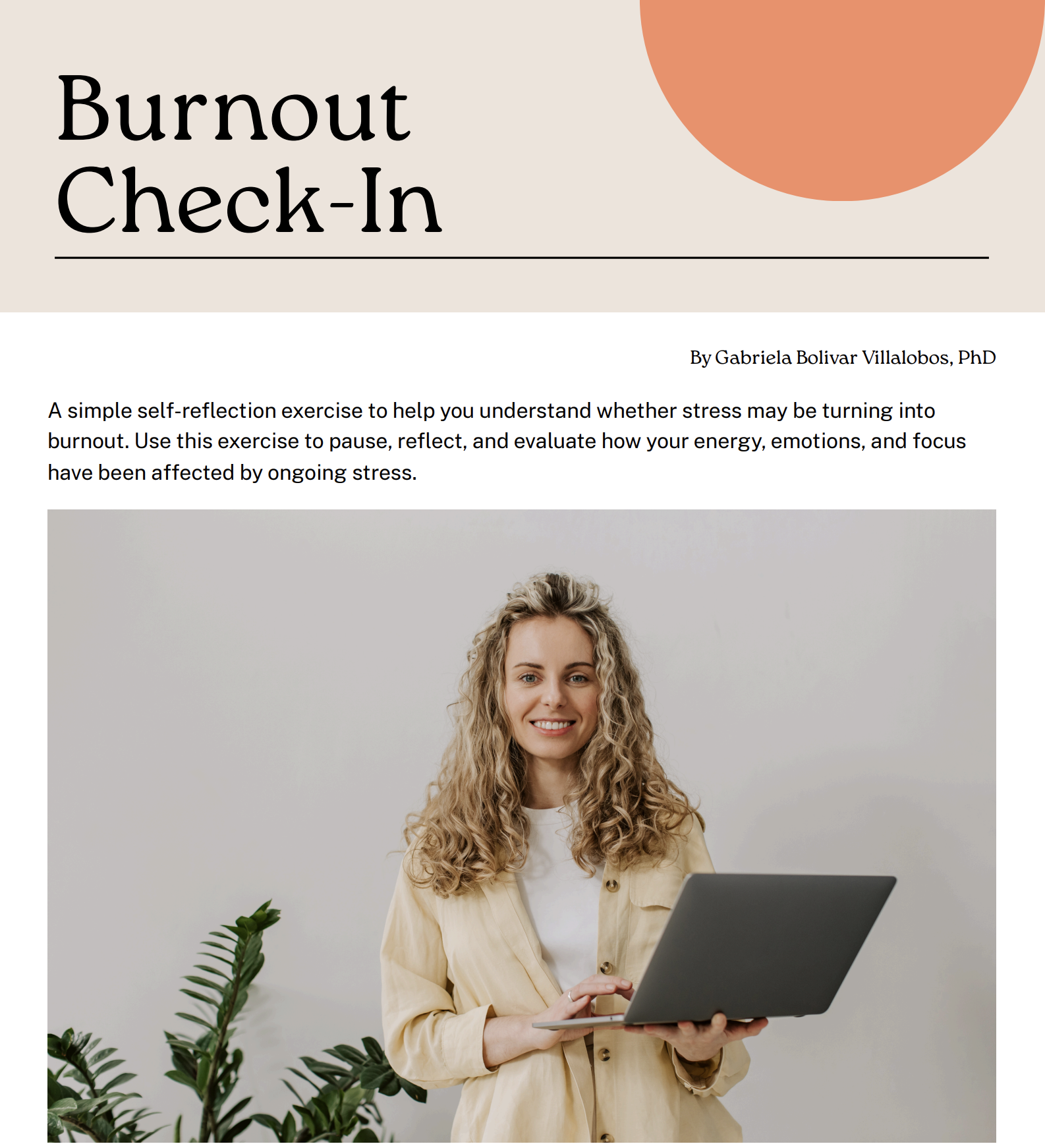 Free Burnout Check-In