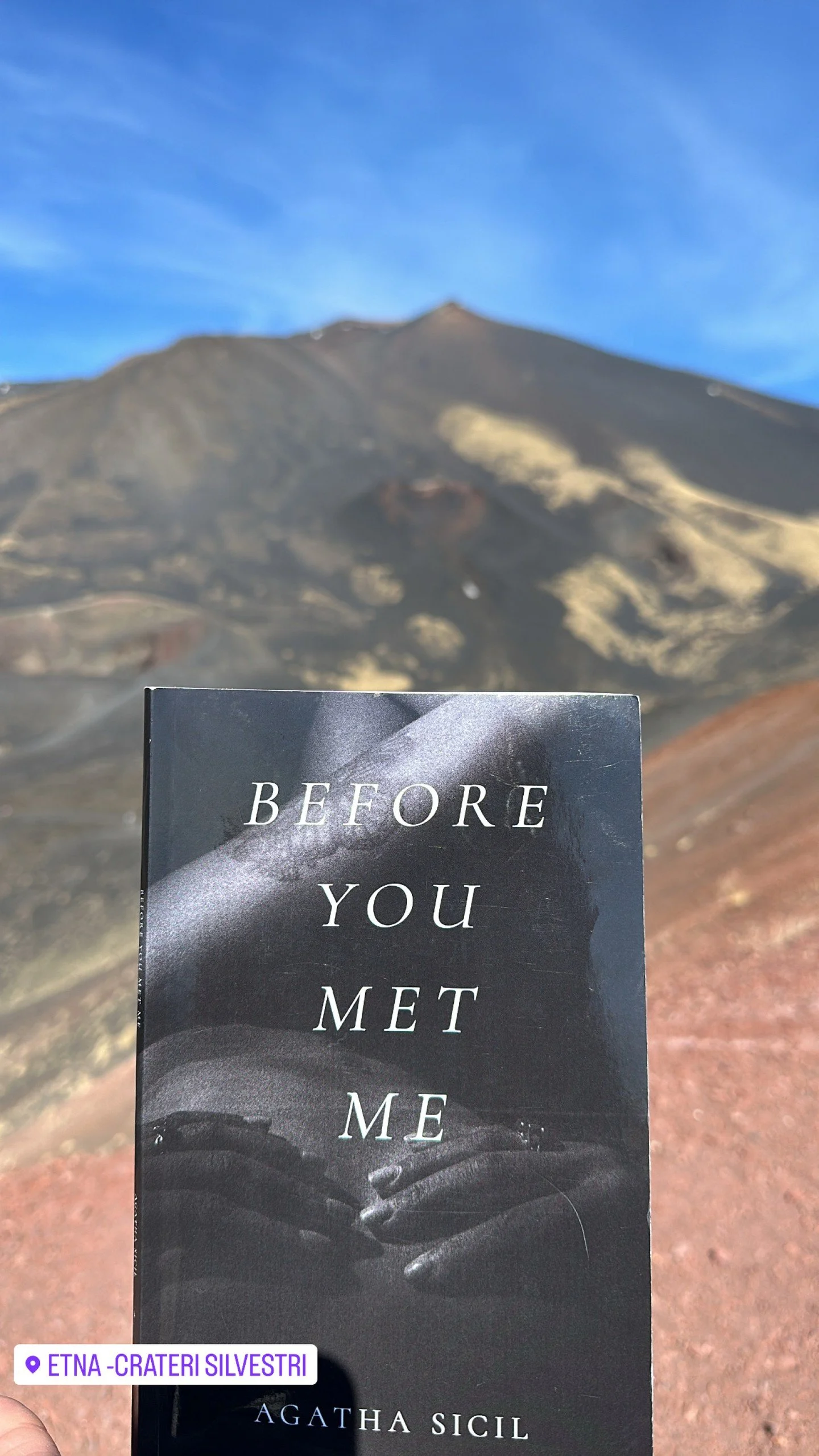 The only brand collab I had was with Mt. Etna of Sicily 
*
*
*
#bookstagram #2026 #writer #published #beforeyoumetme