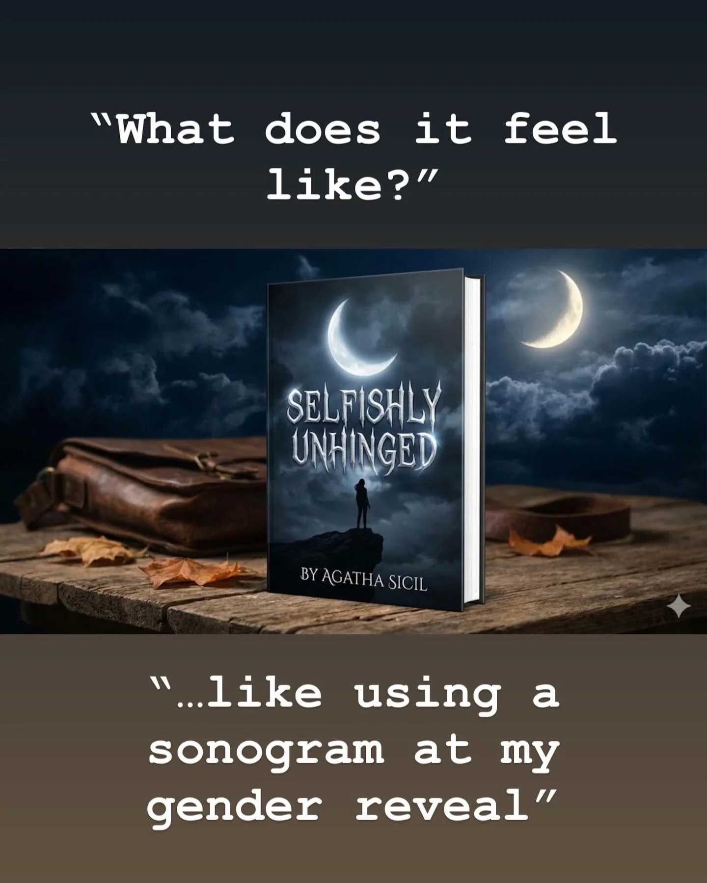 Boy 💙 or girl 💜? #selfishlyunhinged #writer #trending #author #genderreveal