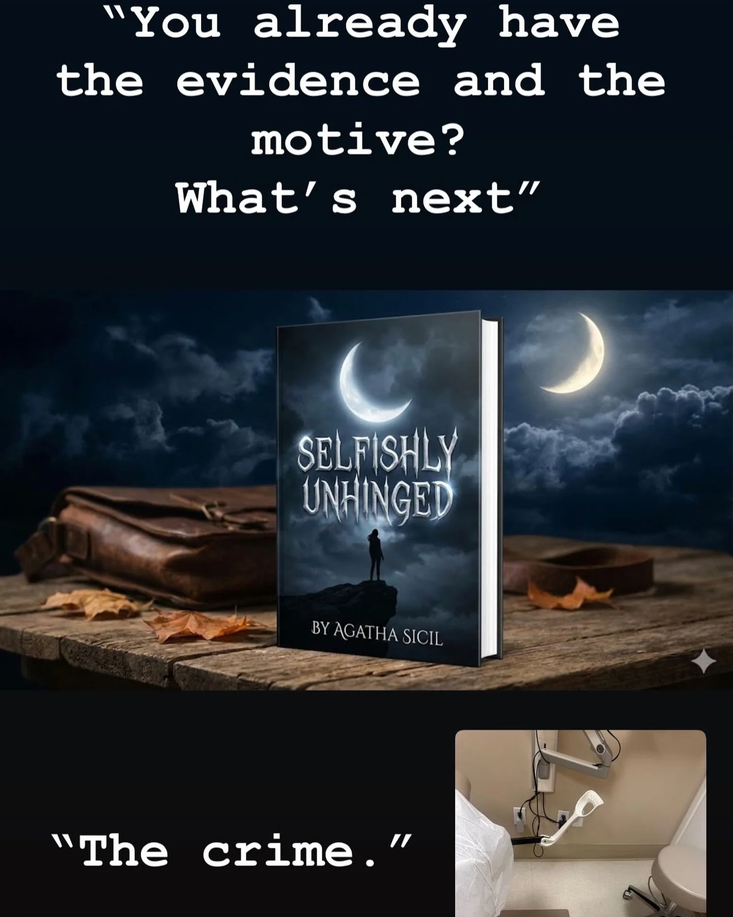 Or is it the victim? #selfishlyunhinged #author #writer #evidence #trending