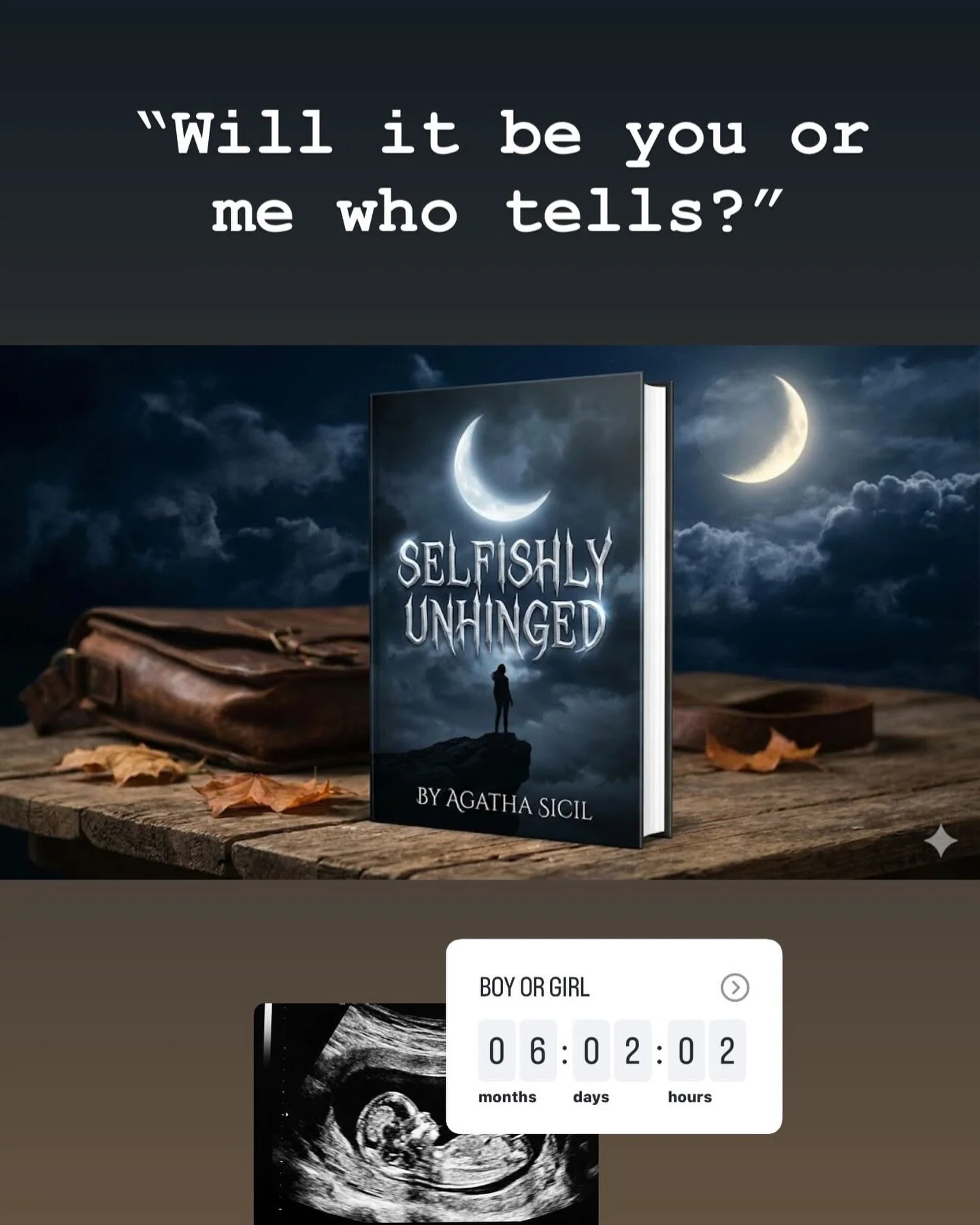 #baby #author #selfishlyunhinged #writer #twist