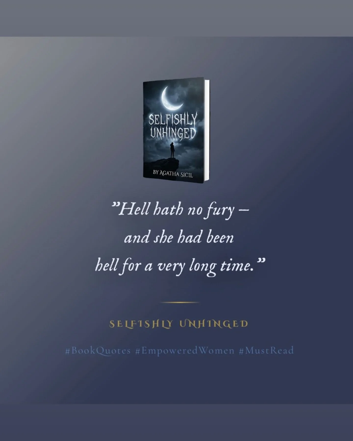 #selfishlyunhinged #book #2026 #author #trending