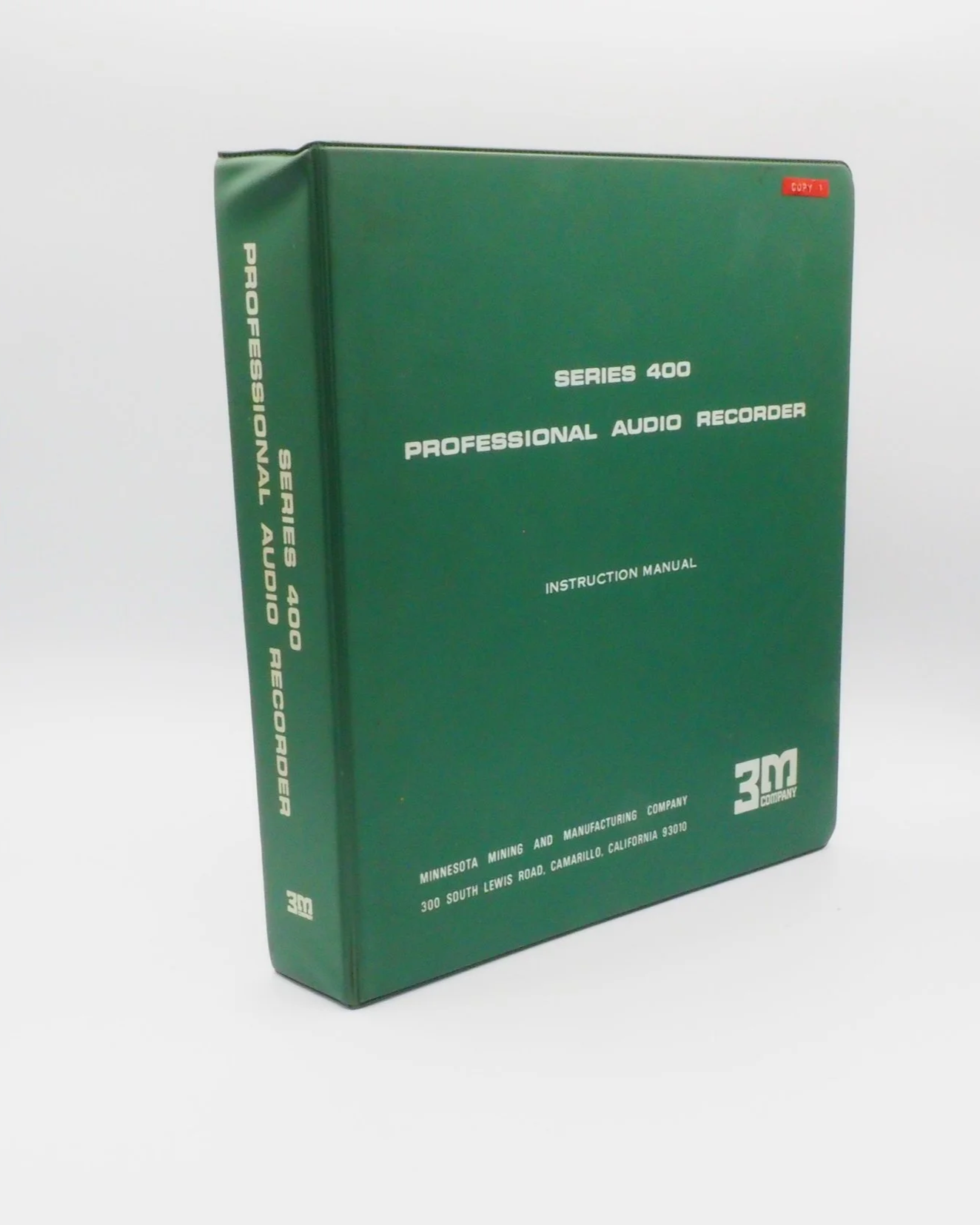 3M Series 400/M23 Instruction Manual