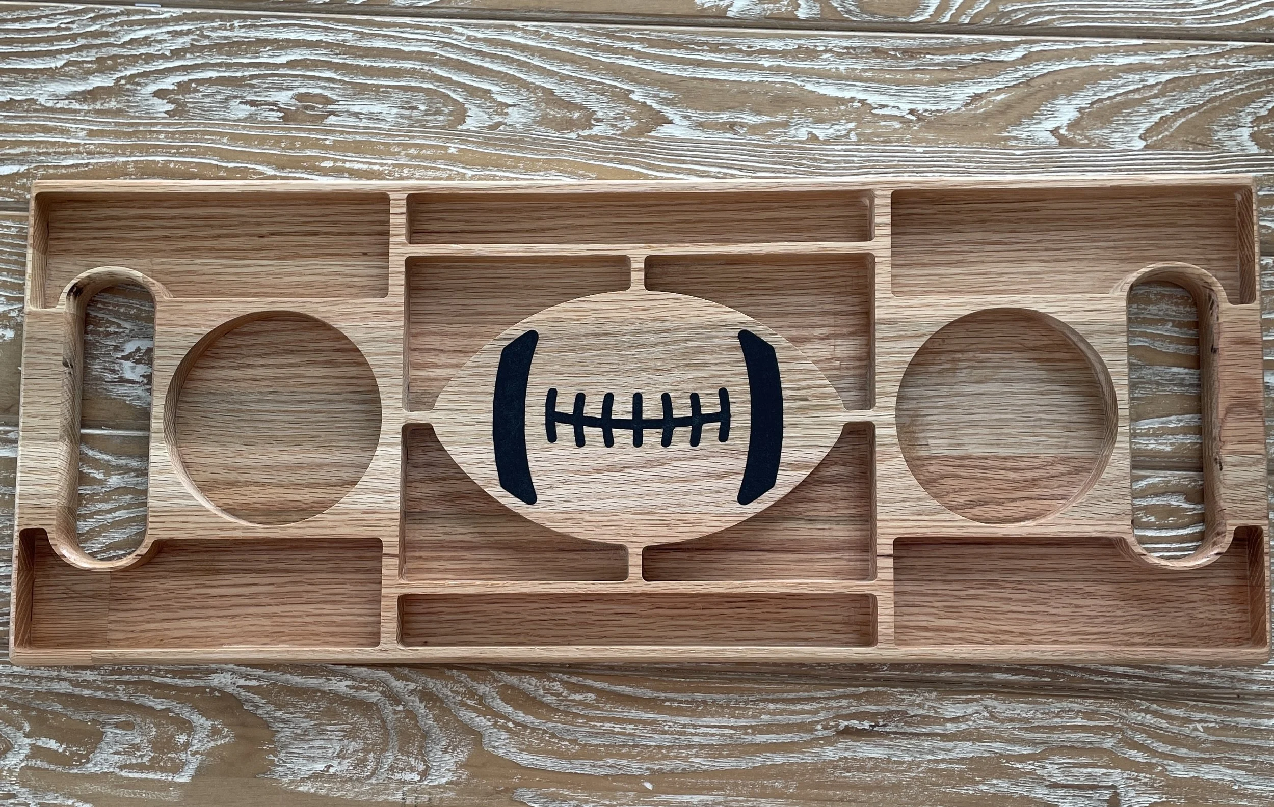 Custom Football Charcuteri Board