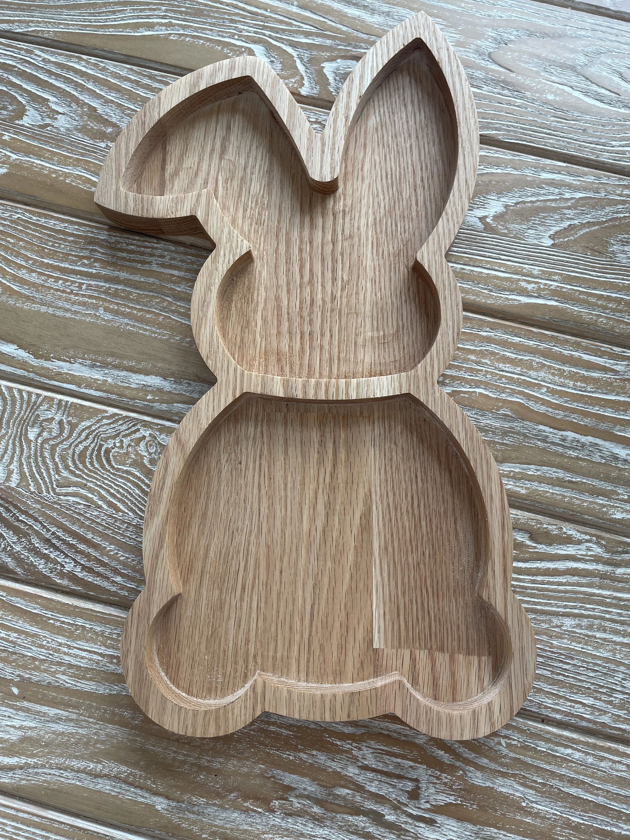 Bunny-Shaped Easter Holiday Serving Tray