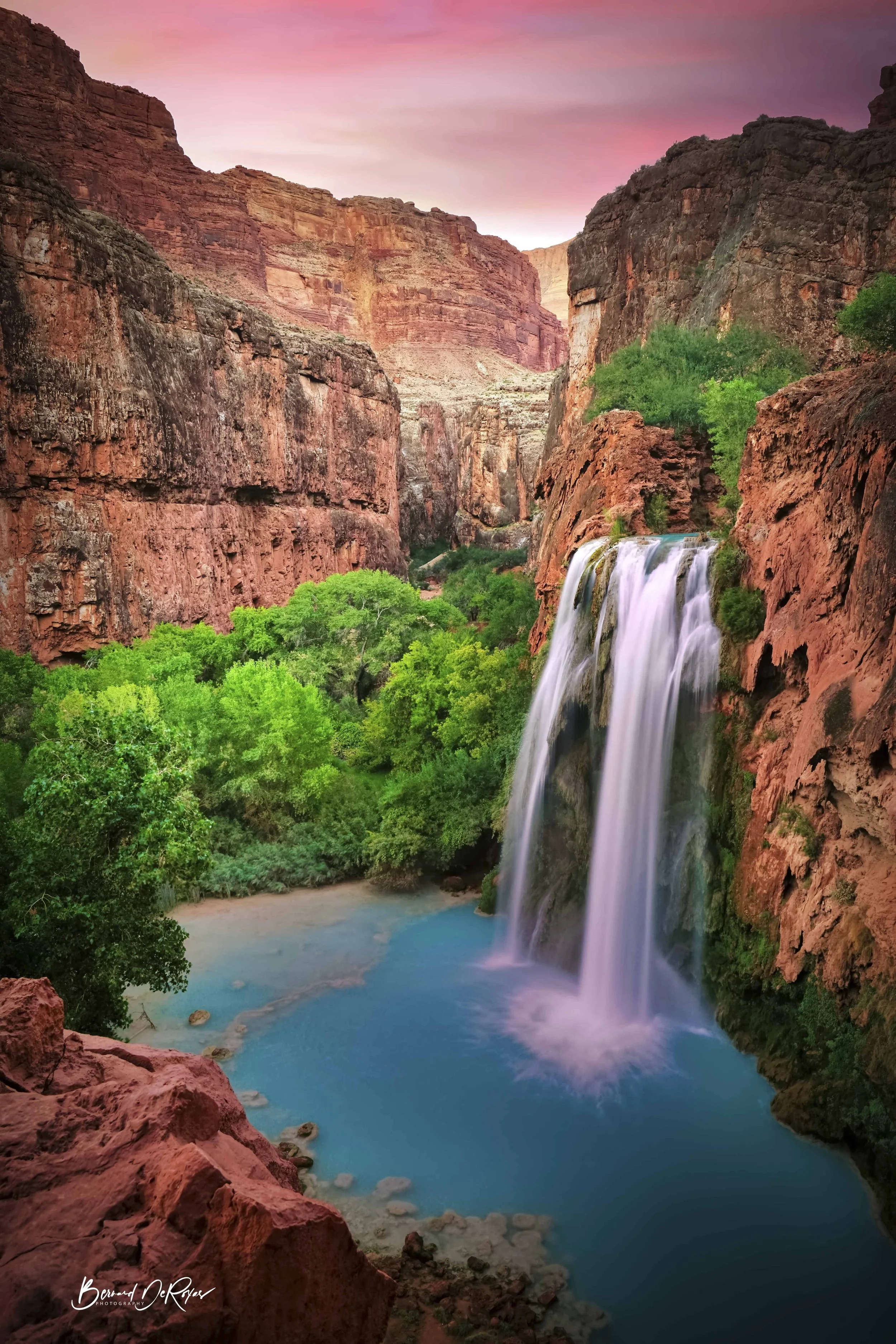 Sunset Over Turquoise