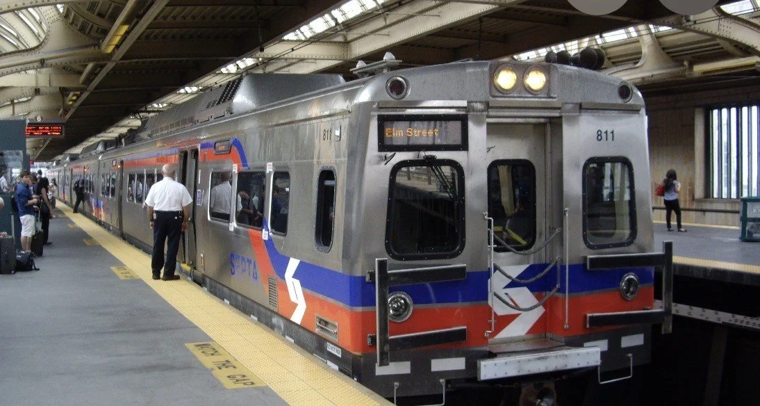 SEPTA train in Philadelphia