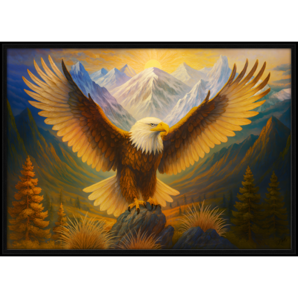 Majestic Vigil Black Grain Float Frame 108FO A3.png