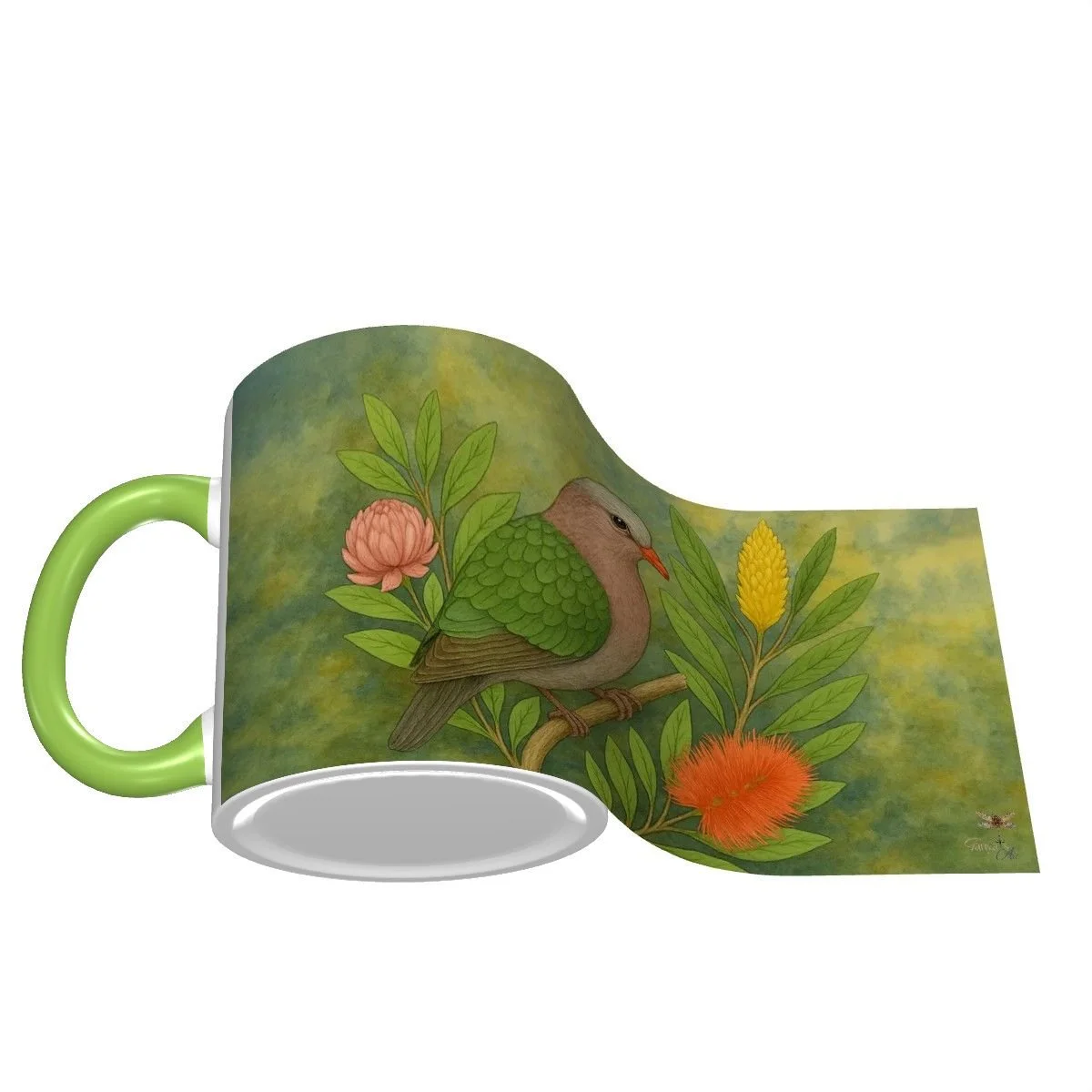 Emerald Dove Bird - 11 oz Mug (Copy)