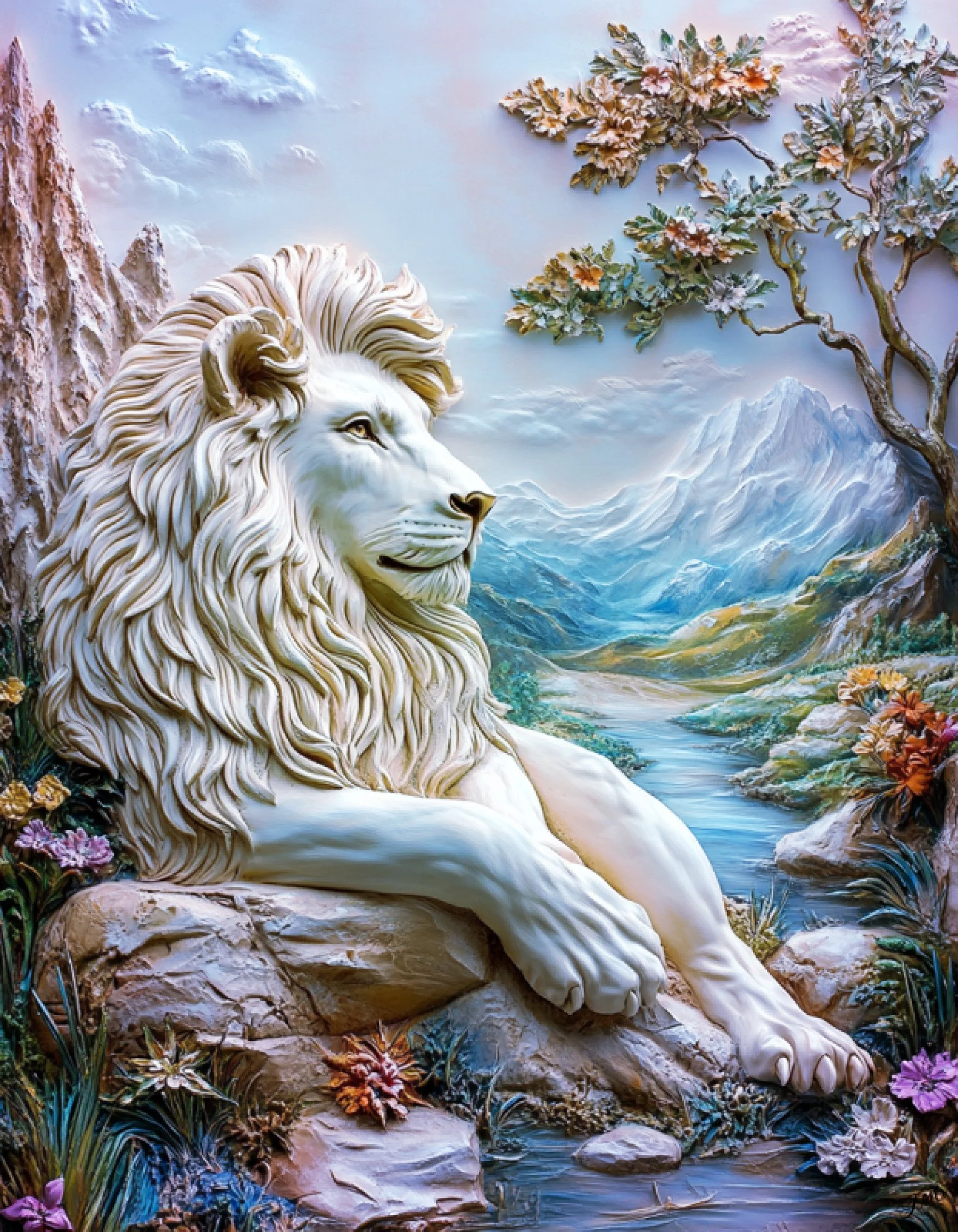 King of the Mountains Wooden Wall Art Flat.jpg