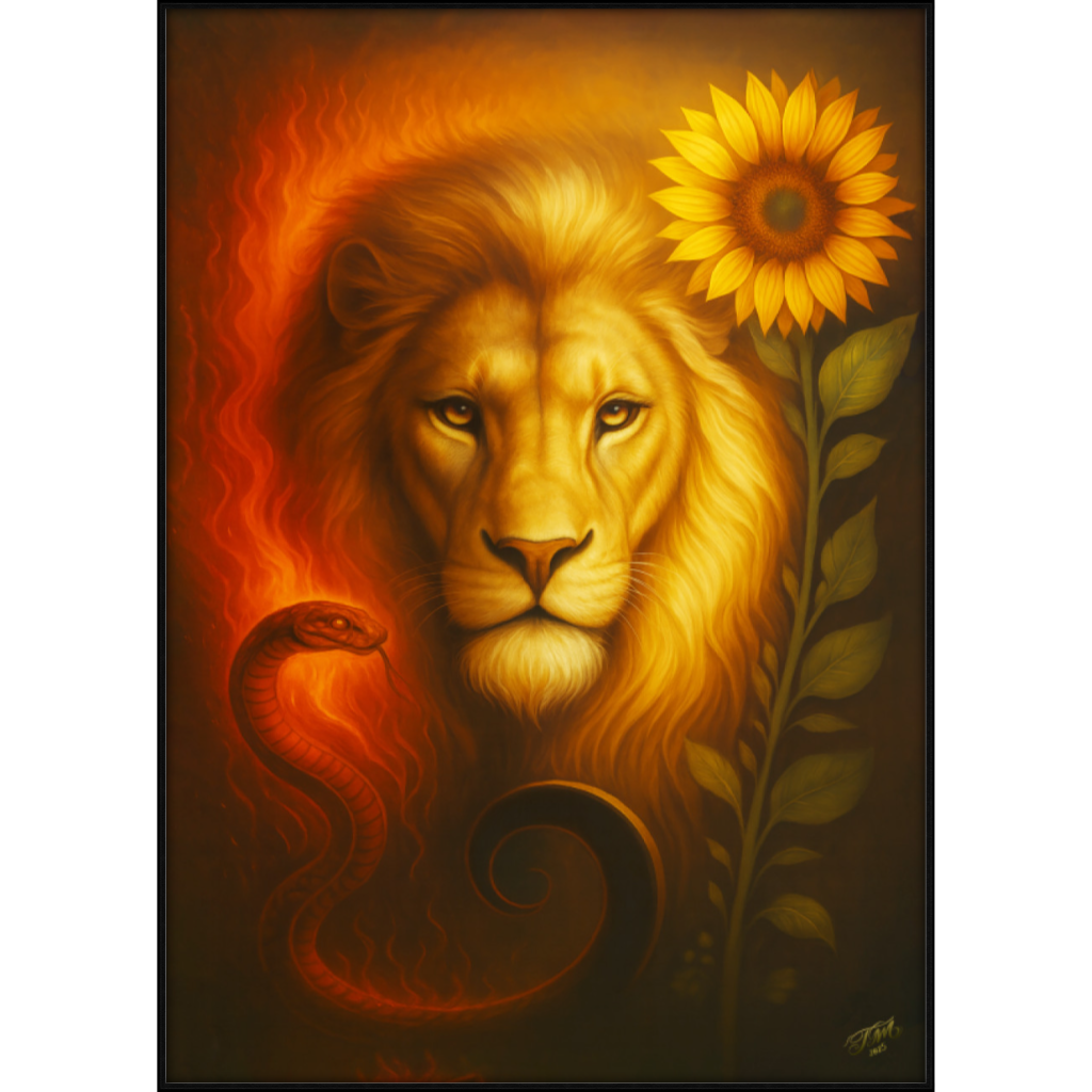 Lion Between Worlds Black Grain Float Frame 108FO A0.png