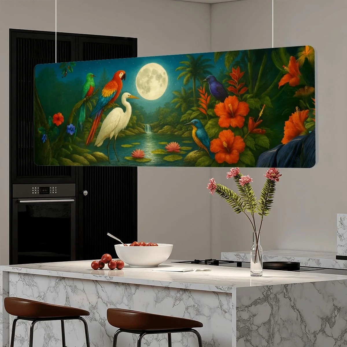 Garden of Wings - Custom Sound Absorbing Ceiling Light
