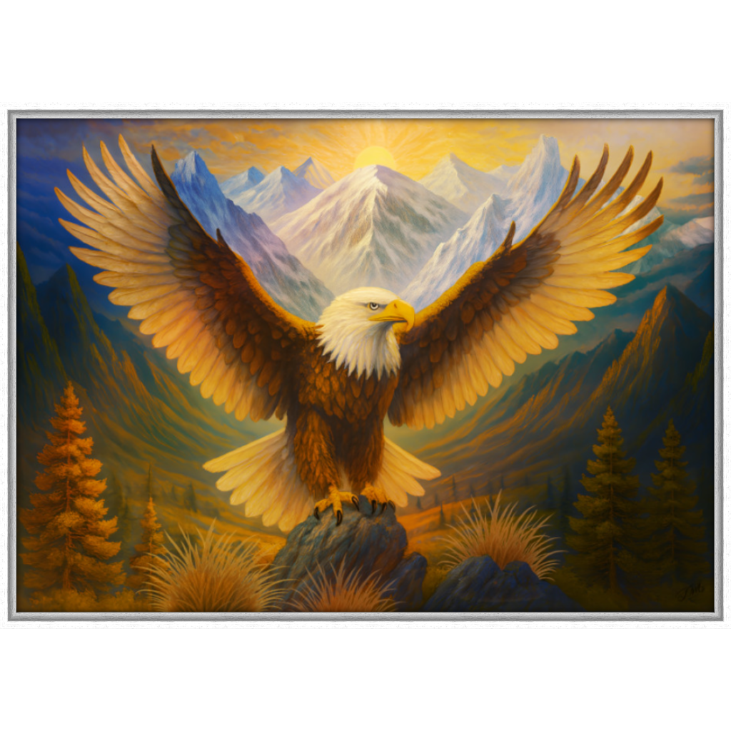 Majestic Vigil White Grain Float Frame 108HO A3.png