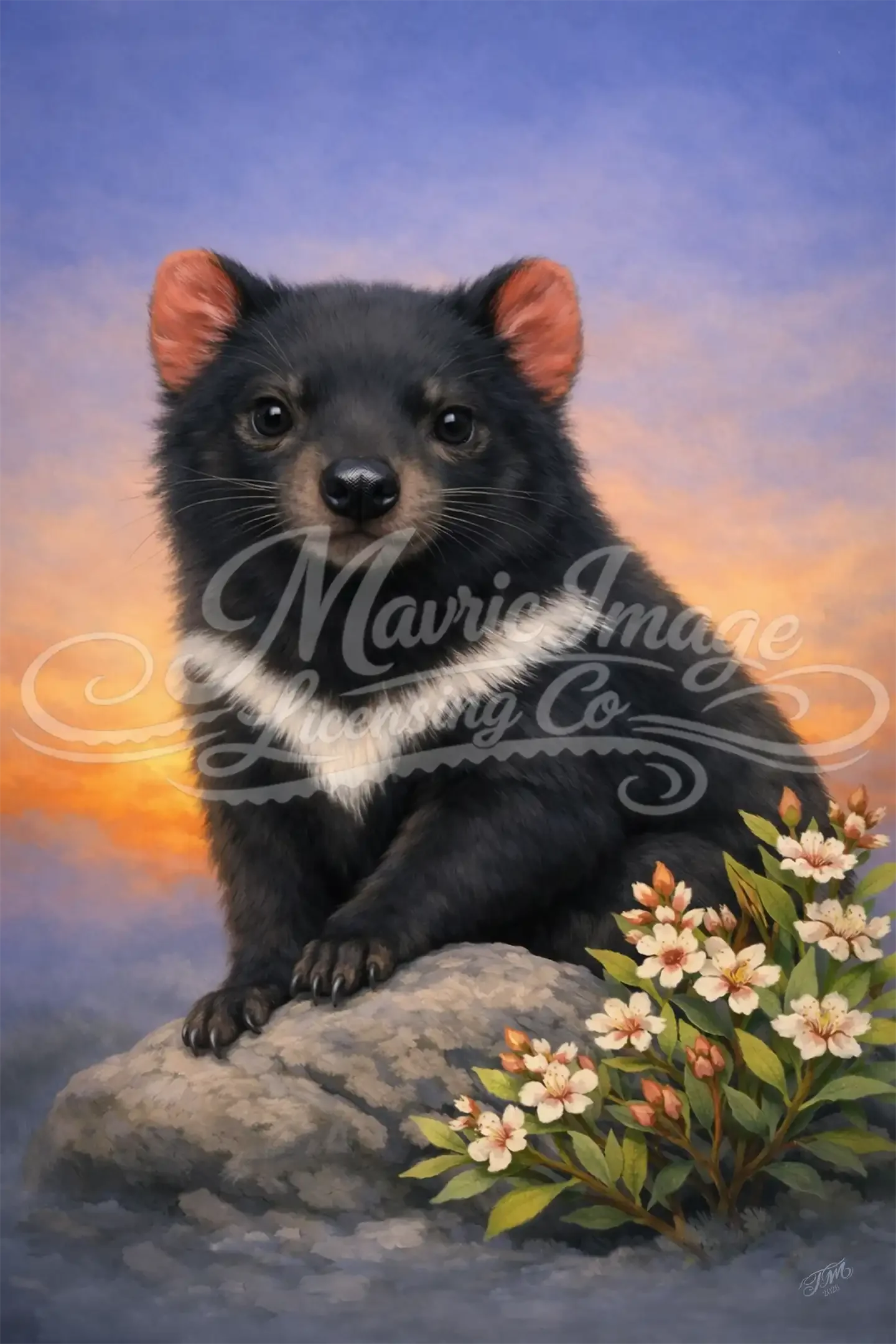 Tasmanian Devil image for art licensing