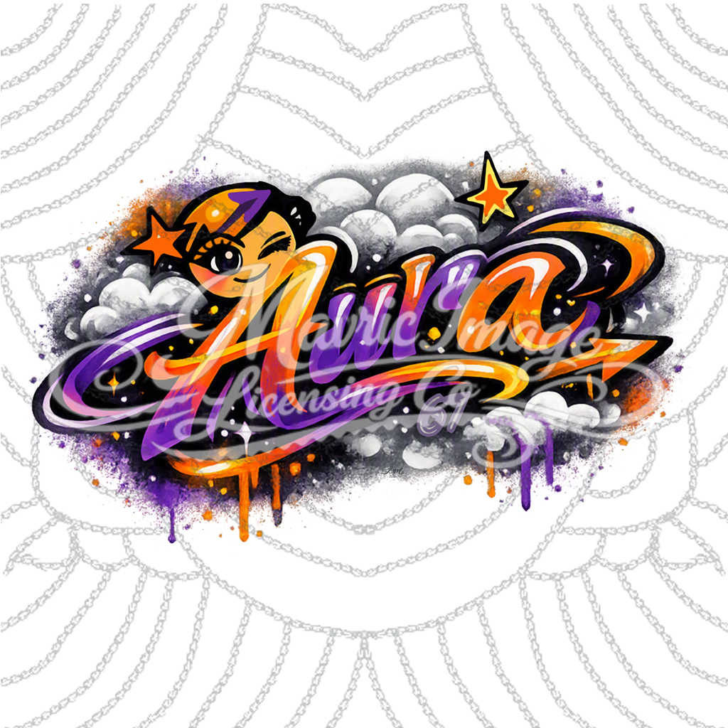 Aura Graffiti Art - Digital Download
