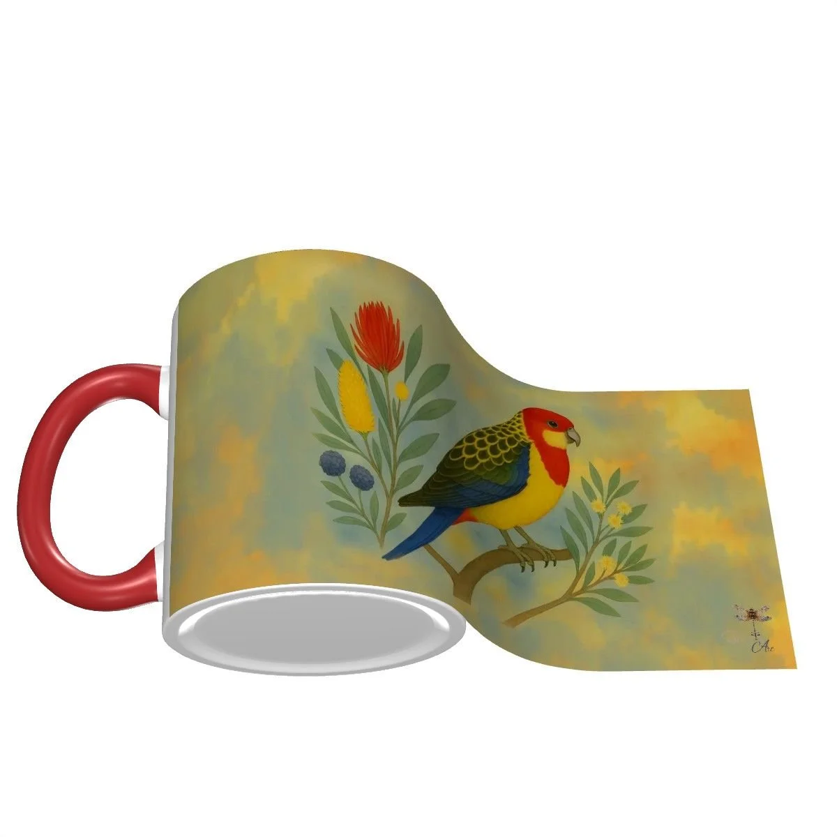 Eastern Rosella Bird 11 oz Mug