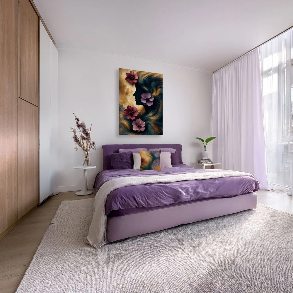 Whispers of Identity Digital art Canvas Art Print