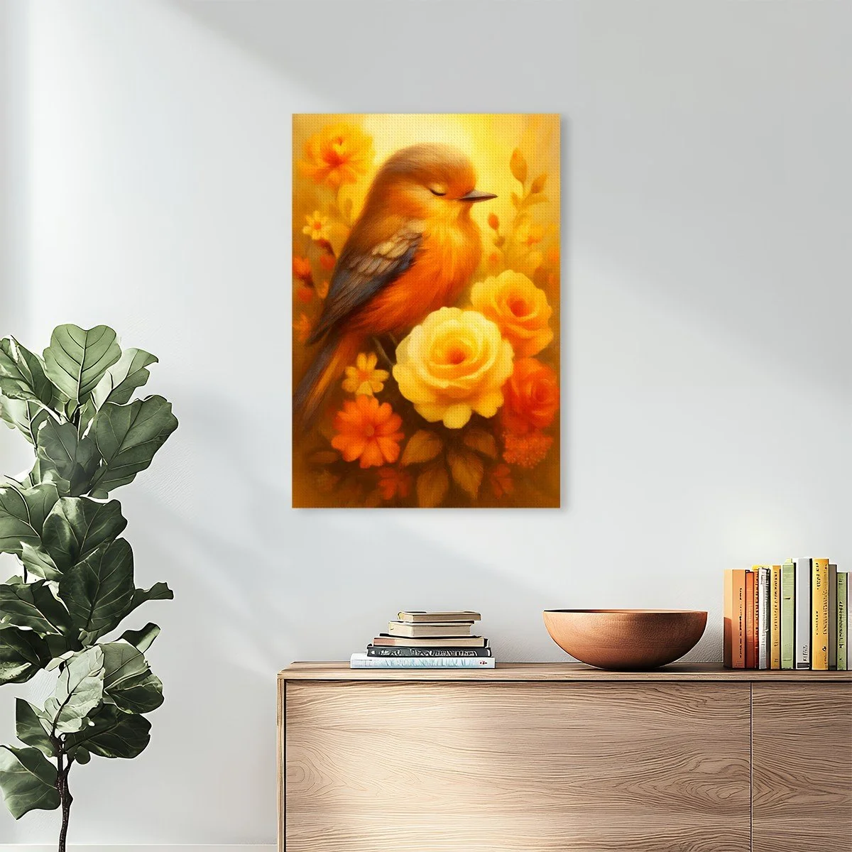 Whispery Feathered Silence Diamond Painting